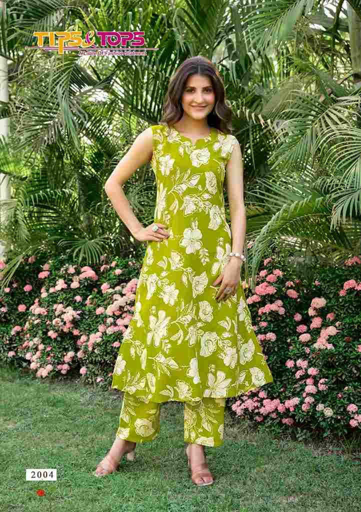 Olivia Vol-2 By Tips And Tops 2001 To 2006 Series Designer Stylish Fancy Colorful Beautiful Party Wear & Ethnic Wear Collection Rayon Co-Ords At Wholesale Price