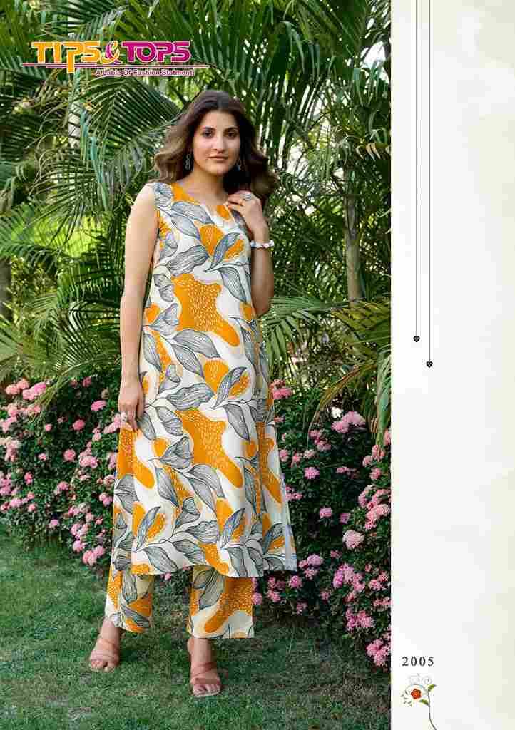 Olivia Vol-2 By Tips And Tops 2001 To 2006 Series Designer Stylish Fancy Colorful Beautiful Party Wear & Ethnic Wear Collection Rayon Co-Ords At Wholesale Price