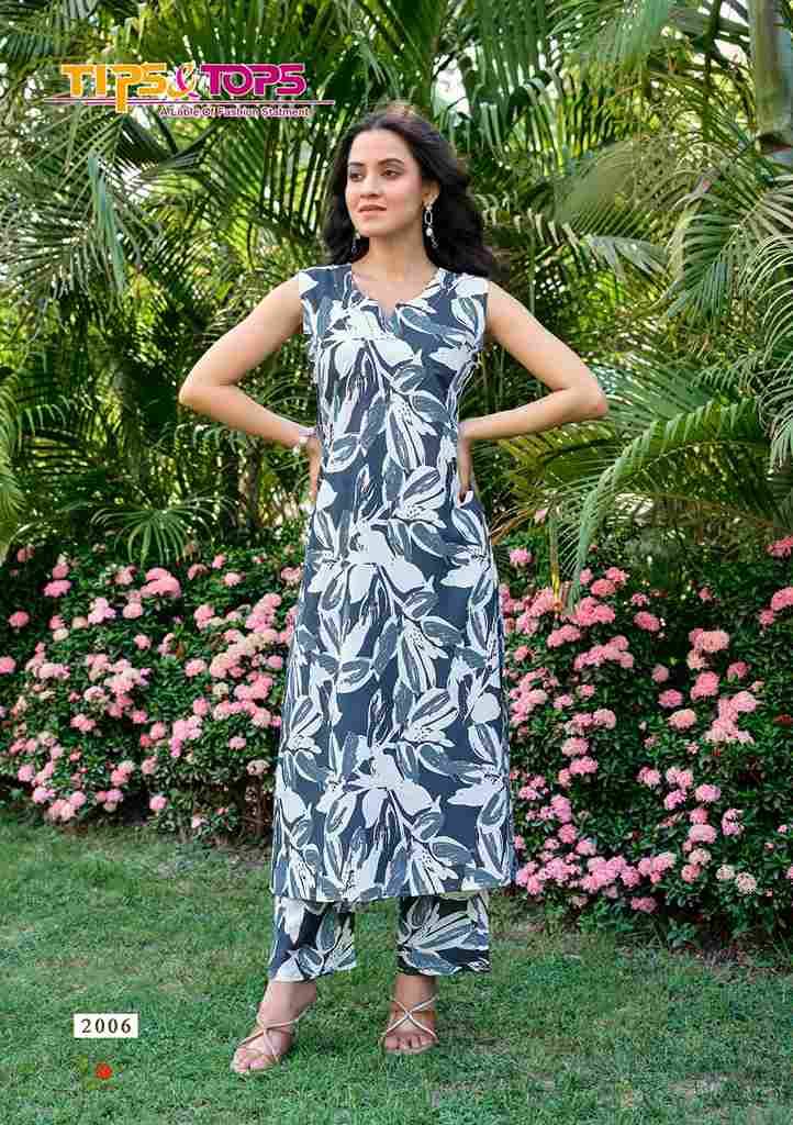 Olivia Vol-2 By Tips And Tops 2001 To 2006 Series Designer Stylish Fancy Colorful Beautiful Party Wear & Ethnic Wear Collection Rayon Co-Ords At Wholesale Price