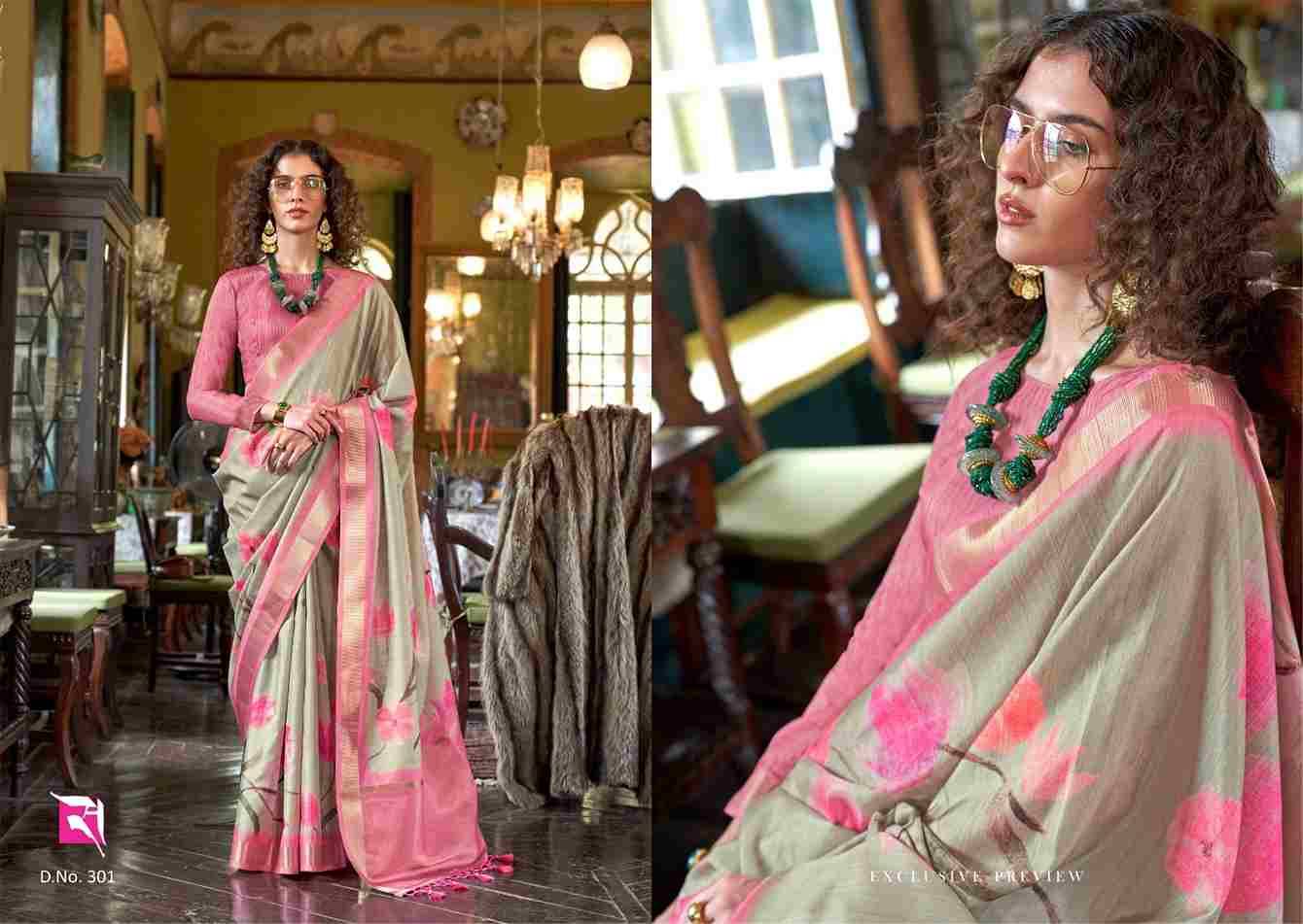 Luxuria By Sasural 301 To 306 Series Indian Traditional Wear Collection Beautiful Stylish Fancy Colorful Party Wear & Occasional Wear Banarasi Sarees At Wholesale Price