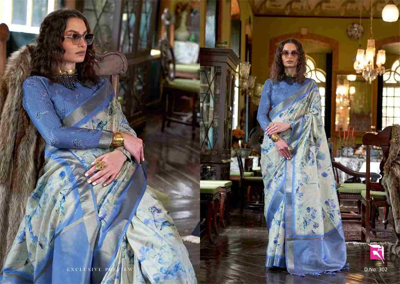 Luxuria By Sasural 301 To 306 Series Indian Traditional Wear Collection Beautiful Stylish Fancy Colorful Party Wear & Occasional Wear Banarasi Sarees At Wholesale Price