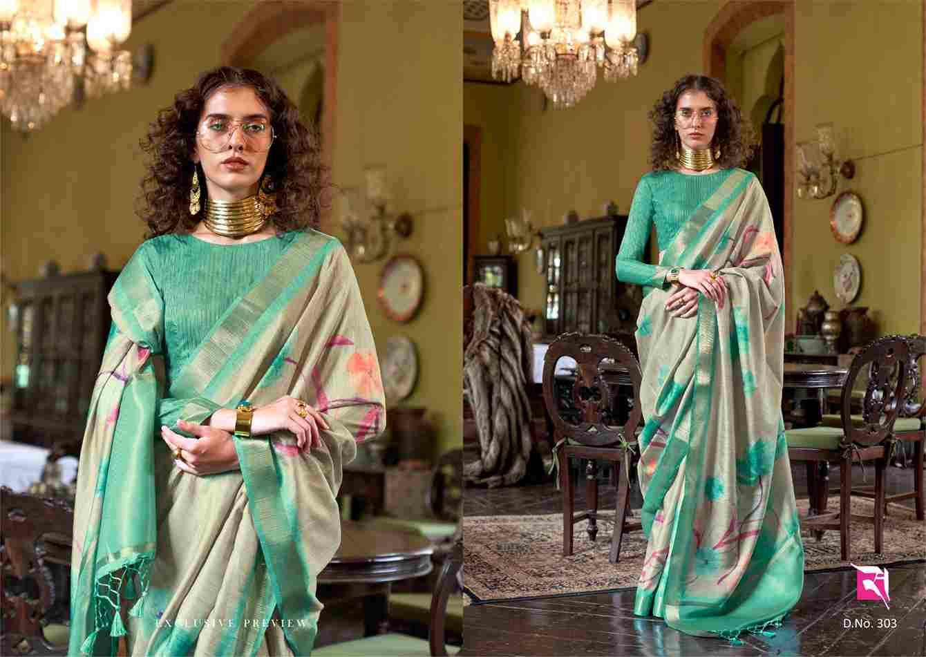 Luxuria By Sasural 301 To 306 Series Indian Traditional Wear Collection Beautiful Stylish Fancy Colorful Party Wear & Occasional Wear Banarasi Sarees At Wholesale Price