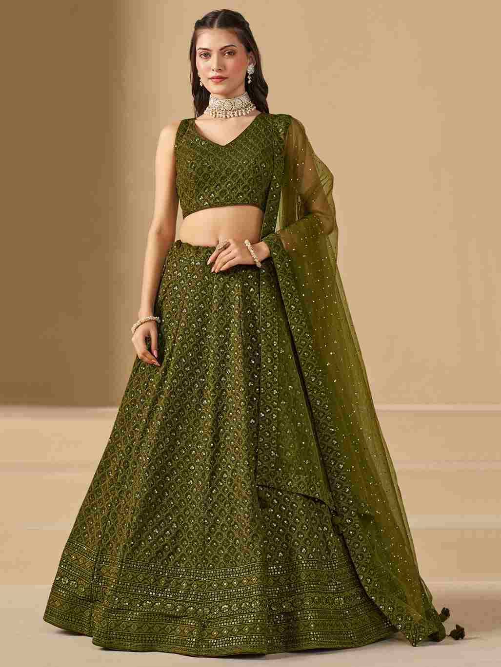 5124 By Fashid Wholesale 5124-A To 5124-D Series Festive Wear Collection Beautiful Stylish Colorful Fancy Party Wear & Occasional Wear Georgette Lehengas At Wholesale Price