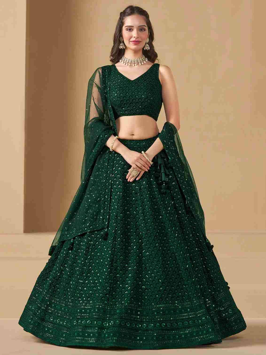5124 By Fashid Wholesale 5124-A To 5124-D Series Festive Wear Collection Beautiful Stylish Colorful Fancy Party Wear & Occasional Wear Georgette Lehengas At Wholesale Price