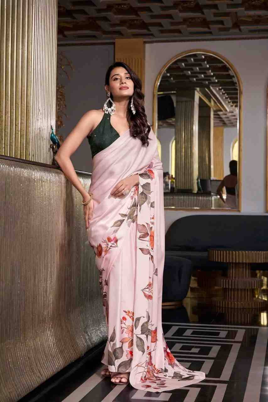Mikeli By Fashid Wholesale 7026-A To 7026-D Series Indian Traditional Wear Collection Beautiful Stylish Fancy Colorful Party Wear & Occasional Wear Satin Silk Sarees At Wholesale Price