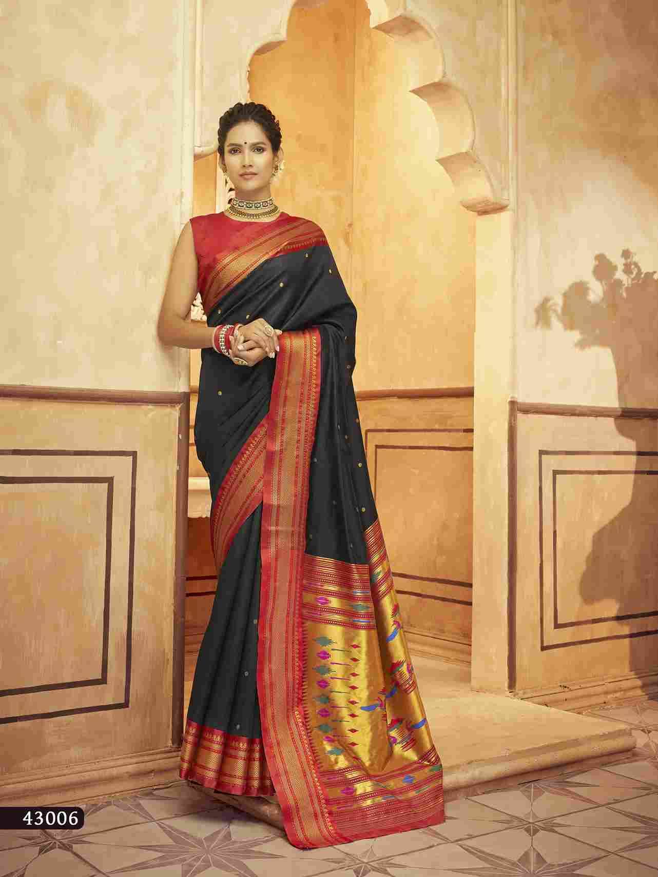 Aniruddh Paithani By Rajpath 43001 To 43006 Series Indian Traditional Wear Collection Beautiful Stylish Fancy Colorful Party Wear & Occasional Wear Paithani Silk Sarees At Wholesale Price