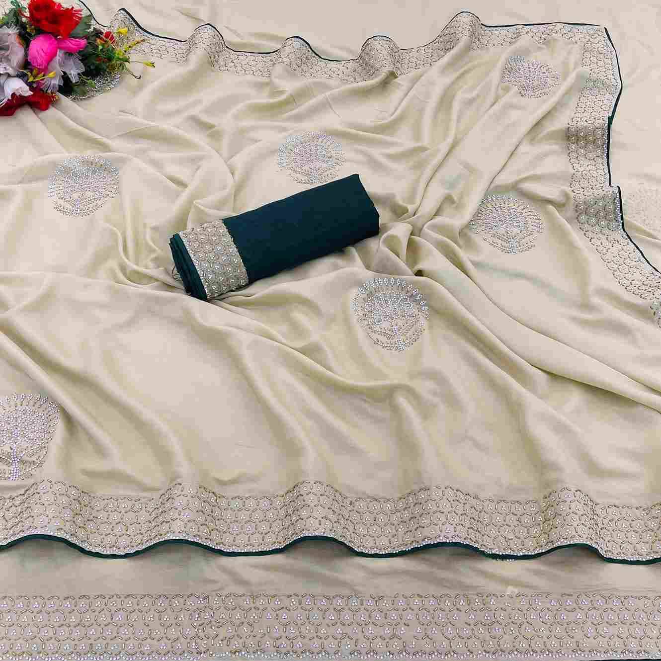 Vs Jogson By Fashid Wholesale 01 To 04 Series Indian Traditional Wear Collection Beautiful Stylish Fancy Colorful Party Wear & Occasional Wear Pure Star Georgette Sarees At Wholesale Price