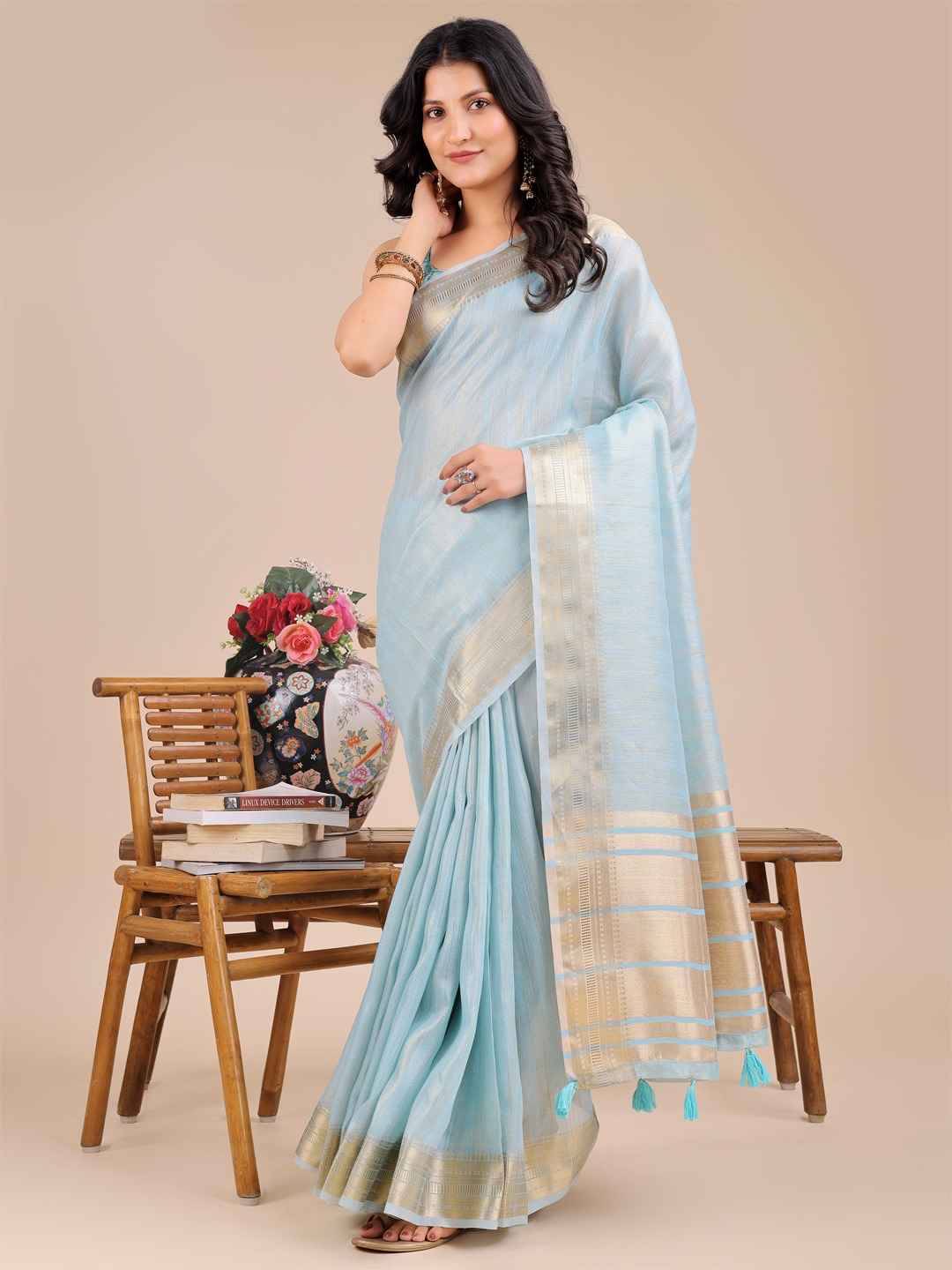 Sahara By Fashid Wholesale 1001 To 1006 Series Indian Traditional Wear Collection Beautiful Stylish Fancy Colorful Party Wear & Occasional Wear Organza Sarees At Wholesale Price