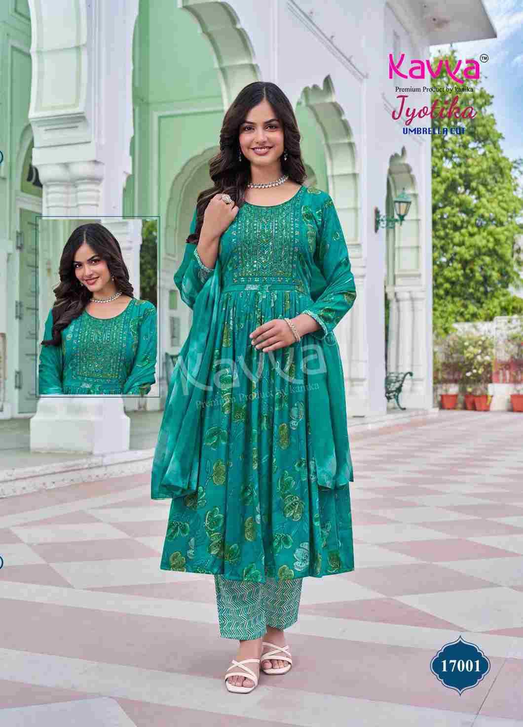 Jyotika Vol-17 By Kavya 17001 To 17010 Series Beautiful Festive Suits Colorful Stylish Fancy Casual Wear & Ethnic Wear Capsule Print Dresses At Wholesale Price