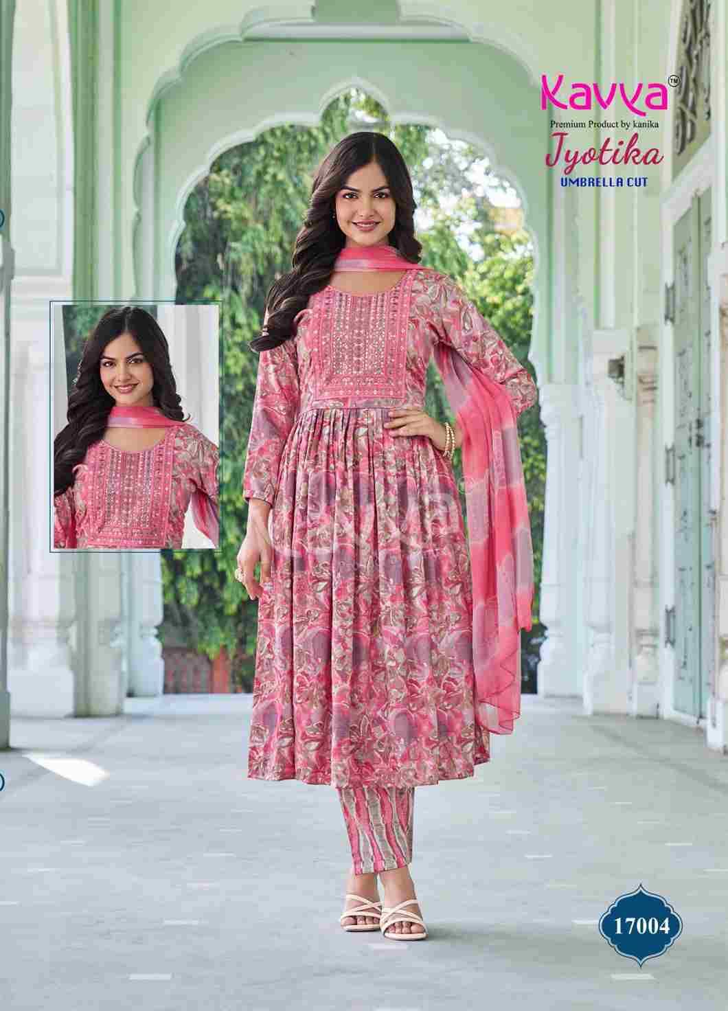 Jyotika Vol-17 By Kavya 17001 To 17010 Series Beautiful Festive Suits Colorful Stylish Fancy Casual Wear & Ethnic Wear Capsule Print Dresses At Wholesale Price
