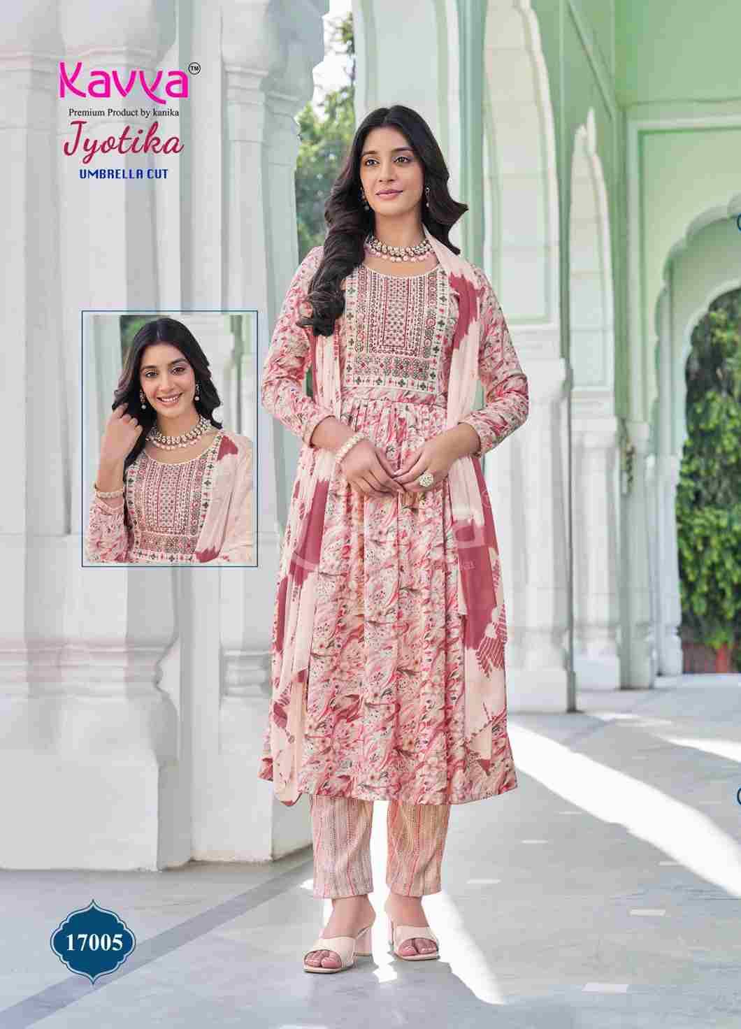 Jyotika Vol-17 By Kavya 17001 To 17010 Series Beautiful Festive Suits Colorful Stylish Fancy Casual Wear & Ethnic Wear Capsule Print Dresses At Wholesale Price