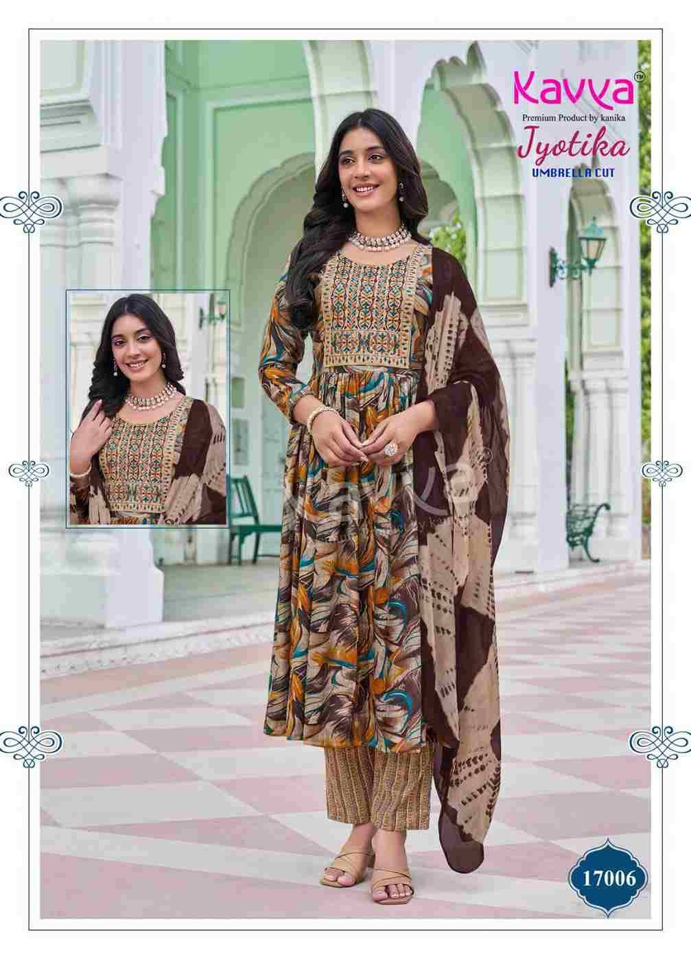 Jyotika Vol-17 By Kavya 17001 To 17010 Series Beautiful Festive Suits Colorful Stylish Fancy Casual Wear & Ethnic Wear Capsule Print Dresses At Wholesale Price