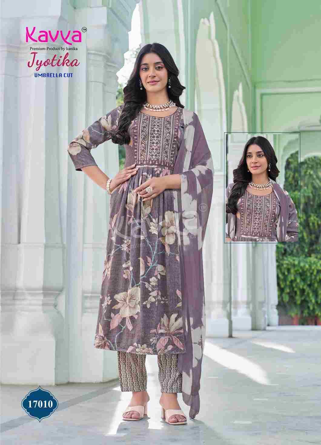 Jyotika Vol-17 By Kavya 17001 To 17010 Series Beautiful Festive Suits Colorful Stylish Fancy Casual Wear & Ethnic Wear Capsule Print Dresses At Wholesale Price