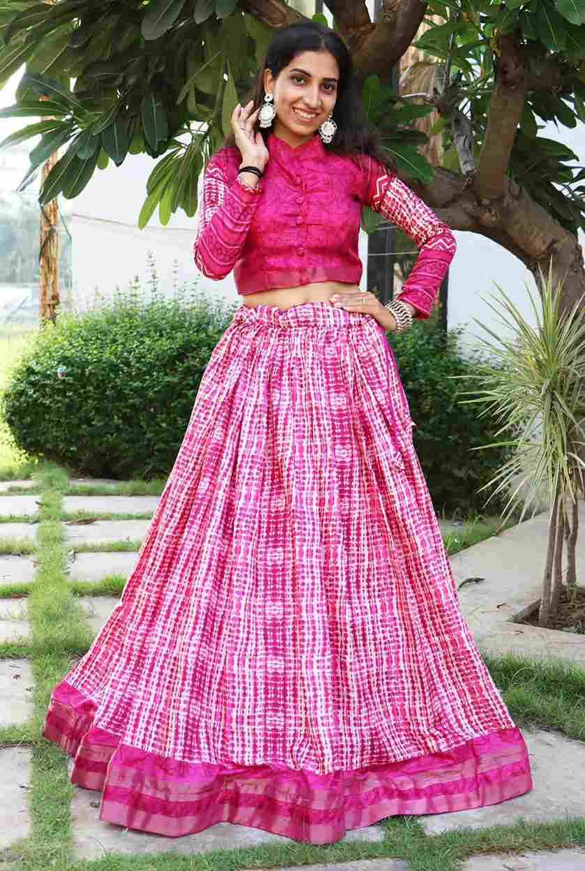 Gr-7141 By Fashid Wholesale 01 To 05 Series Designer Beautiful Collection Occasional Wear & Party Wear Pure Tussar Silk Lehengas At Wholesale Price