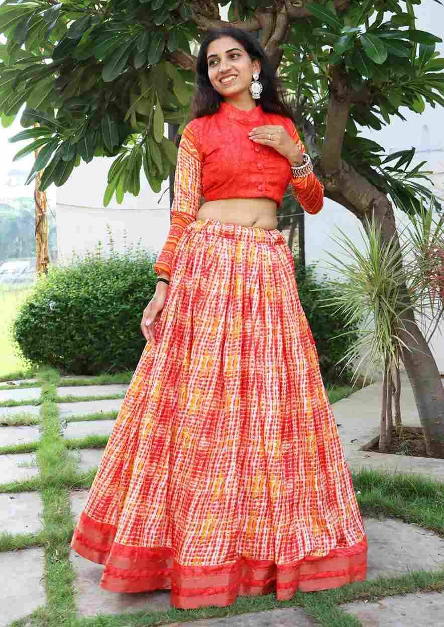 Gr-7141 By Fashid Wholesale 01 To 05 Series Designer Beautiful Collection Occasional Wear & Party Wear Pure Tussar Silk Lehengas At Wholesale Price