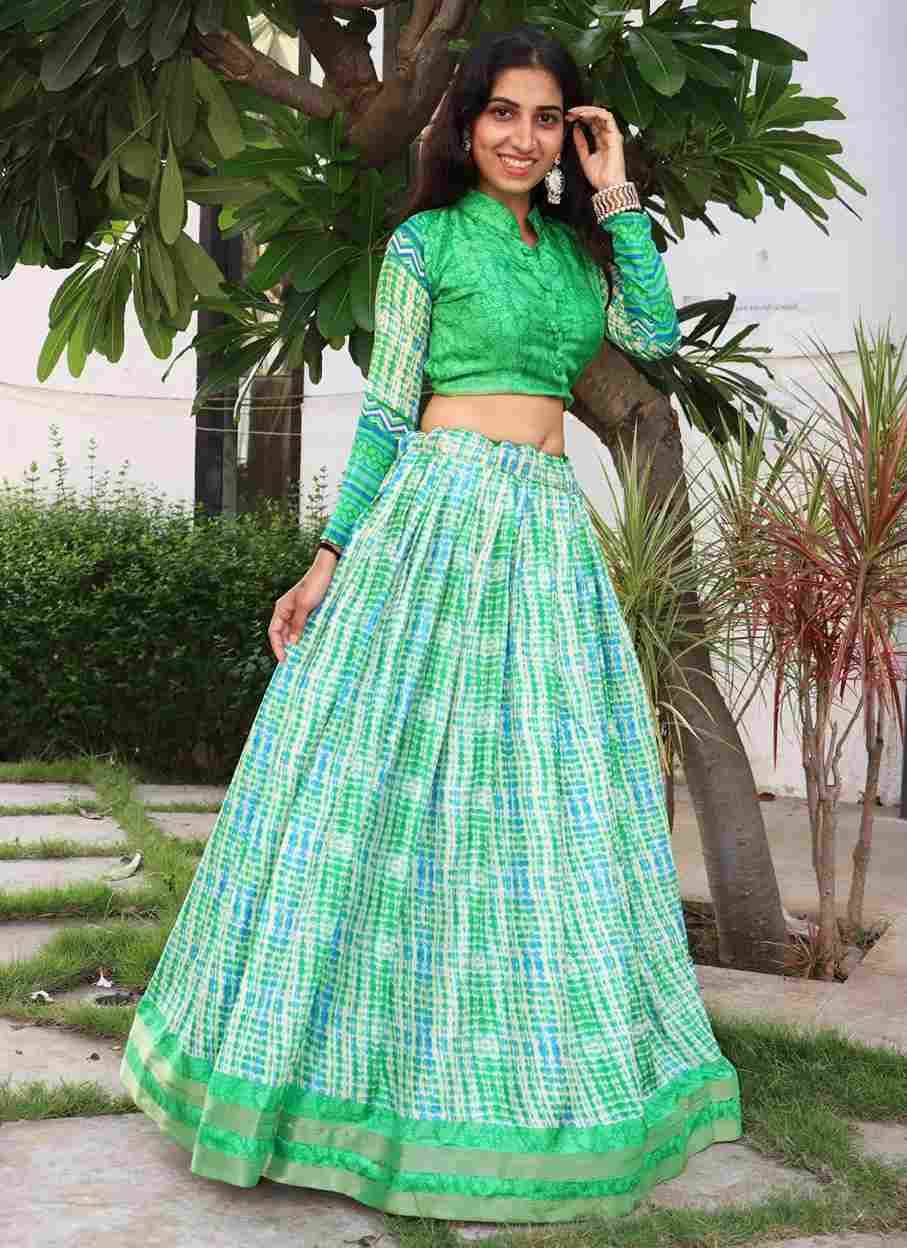 Gr-7141 By Fashid Wholesale 01 To 05 Series Designer Beautiful Collection Occasional Wear & Party Wear Pure Tussar Silk Lehengas At Wholesale Price