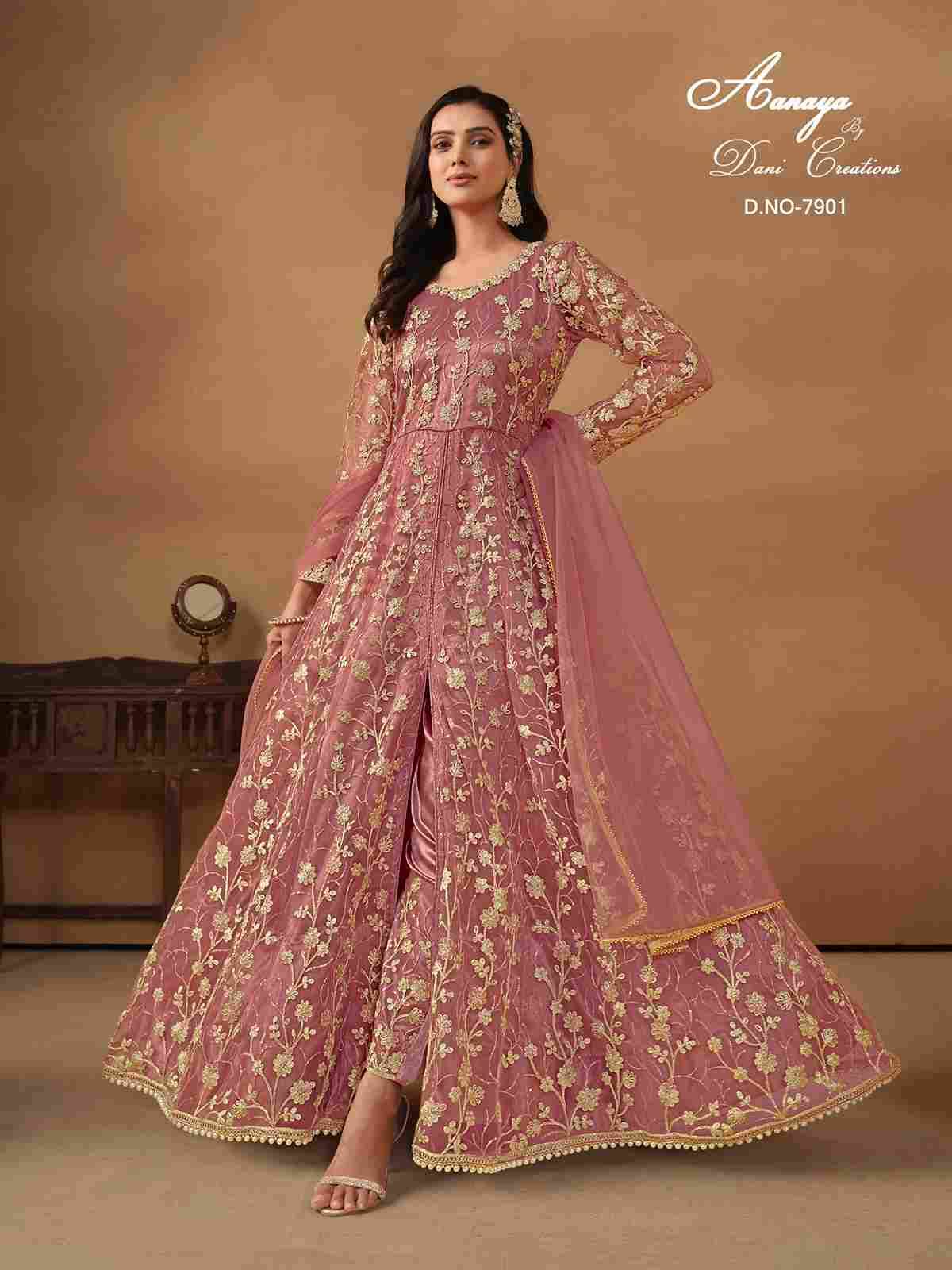 Aanaya Vol-179 By Twisha 7901 To 7904 Series Designer Anarkali Suits Beautiful Stylish Fancy Colorful Party Wear & Occasional Wear Net Dresses At Wholesale Price