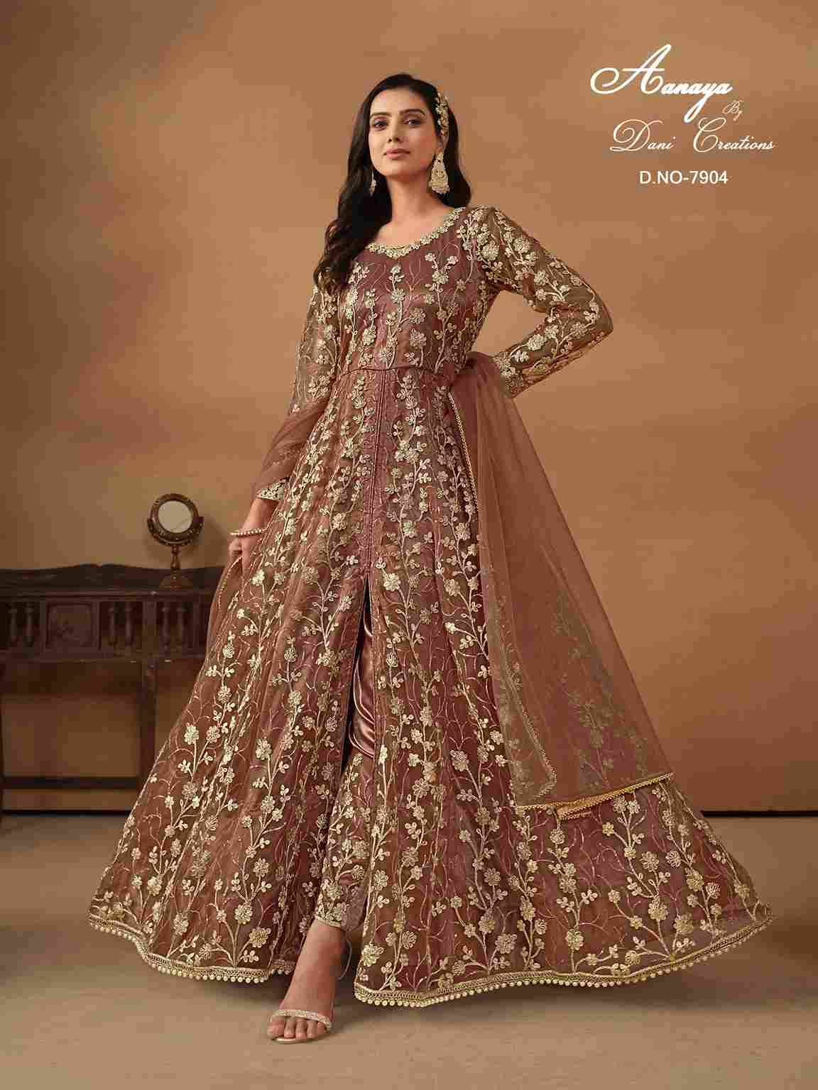 Aanaya Vol-179 By Twisha 7901 To 7904 Series Designer Anarkali Suits Beautiful Stylish Fancy Colorful Party Wear & Occasional Wear Net Dresses At Wholesale Price