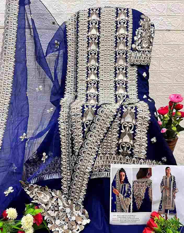 Pakistani 5183 Colours By Fashid Wholesale 5183-A To 5183-D Series Designer Pakistani Suits Beautiful Fancy Stylish Colorful Party Wear & Occasional Wear Heavy Rayon Embroidery Dresses At Wholesale Price