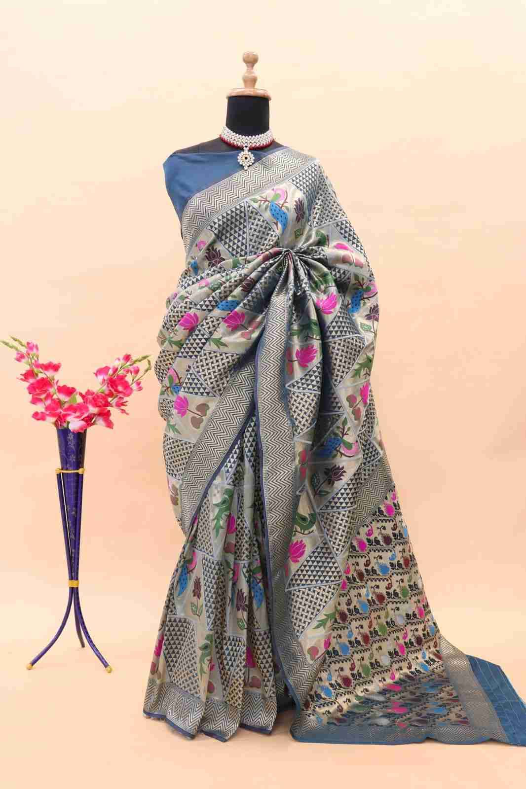 Pt Manali By Fashid Wholesale 01 To 05 Series Indian Traditional Wear Collection Beautiful Stylish Fancy Colorful Party Wear & Occasional Wear Pure Soft Silk Sarees At Wholesale Price