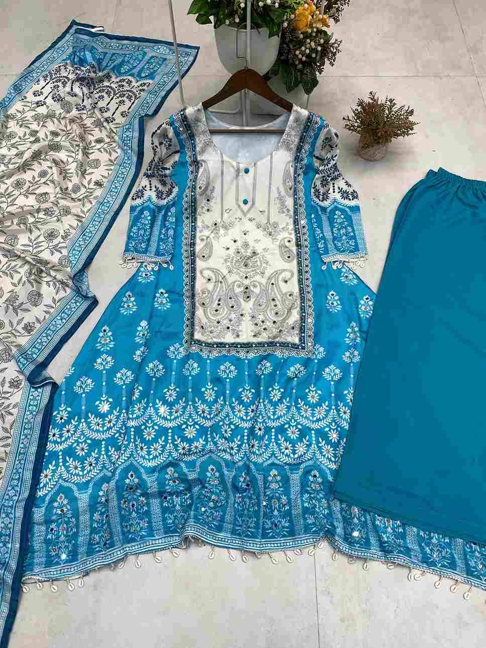 Be-348 By Fashid Wholesale Designer Beautiful Fancy Stylish Colorful Party Wear & Occasional Wear Chinnon Digital Print Dresses At Wholesale Price
