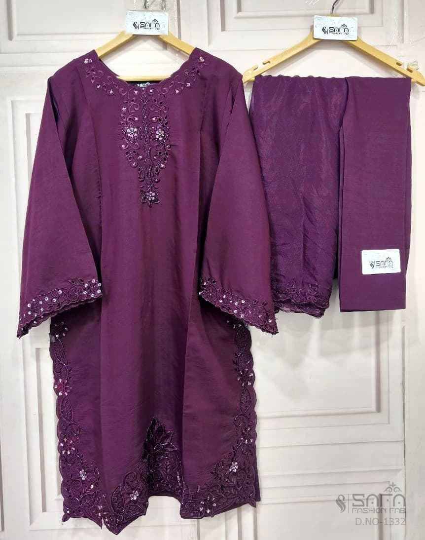 Safa 1332 Colours By Safa Fashion 1332-A To 1332-B Series Designer Stylish Fancy Colorful Beautiful Party Wear & Ethnic Wear Collection Heavy Cotton Dresses At Wholesale Price