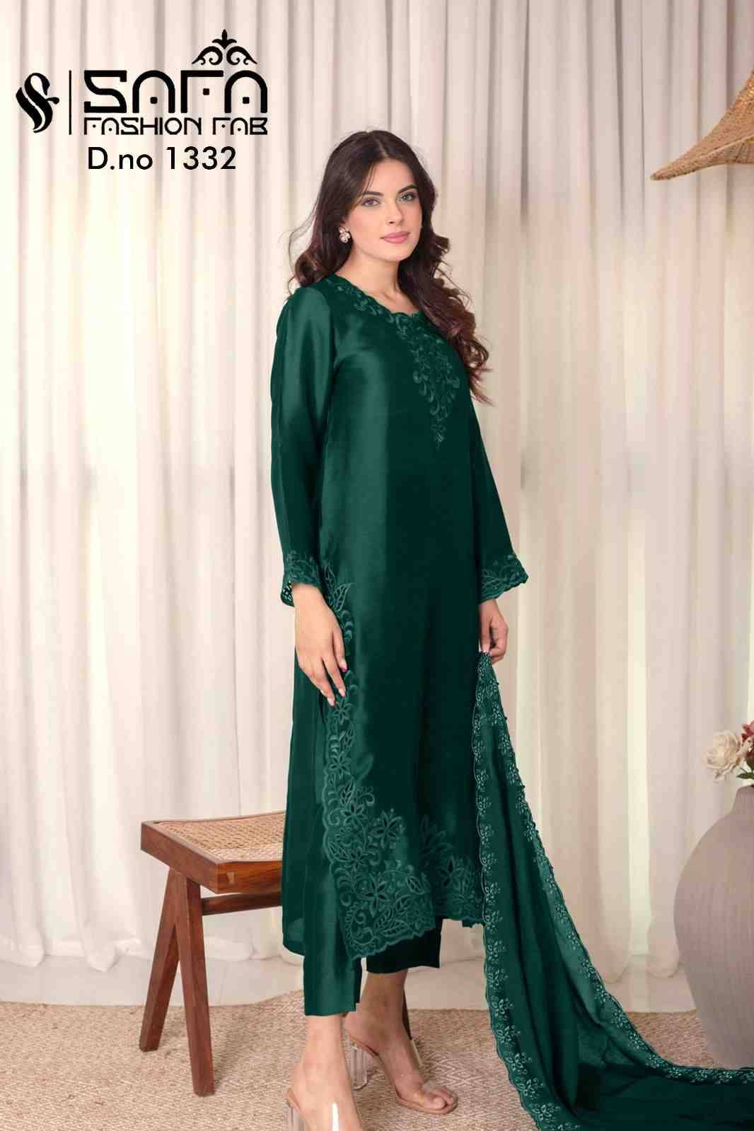 Safa 1332 Colours By Safa Fashion 1332-A To 1332-B Series Designer Stylish Fancy Colorful Beautiful Party Wear & Ethnic Wear Collection Heavy Cotton Dresses At Wholesale Price