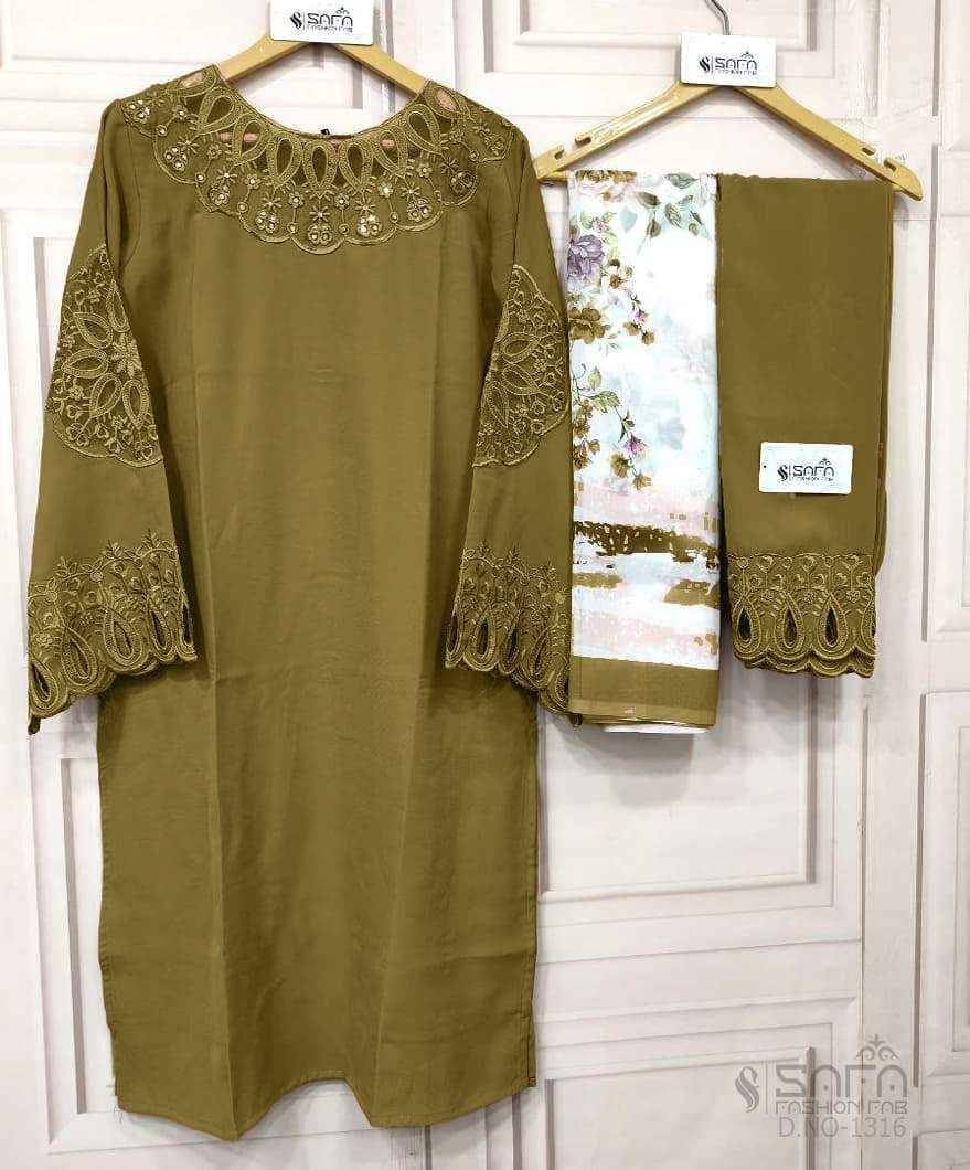 Safa 1316 Colours Vol-2 By Safa Fashion 1316-C To 1316-F Series Designer Stylish Fancy Colorful Beautiful Party Wear & Ethnic Wear Collection Heavy Fancy Dresses At Wholesale Price