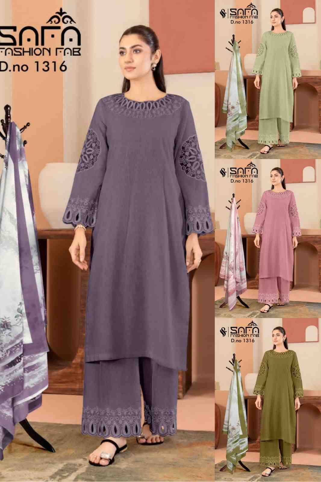 Safa 1316 Colours Vol-2 By Safa Fashion 1316-C To 1316-F Series Designer Stylish Fancy Colorful Beautiful Party Wear & Ethnic Wear Collection Heavy Fancy Dresses At Wholesale Price