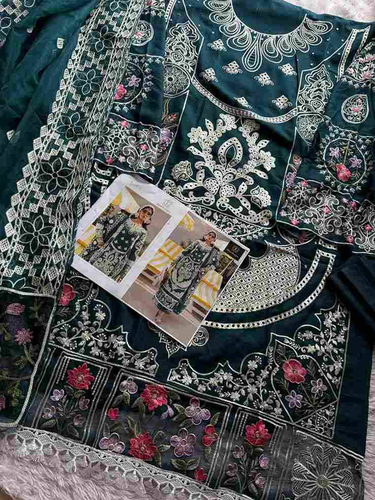 Ziaaz Designs Hit Design 917 Colours By Ziaaz Designs 917-A To 917-B Series Beautiful Pakistani Suits Colorful Stylish Fancy Casual Wear & Ethnic Wear Cambric Cotton Embroidered Dresses At Wholesale Price