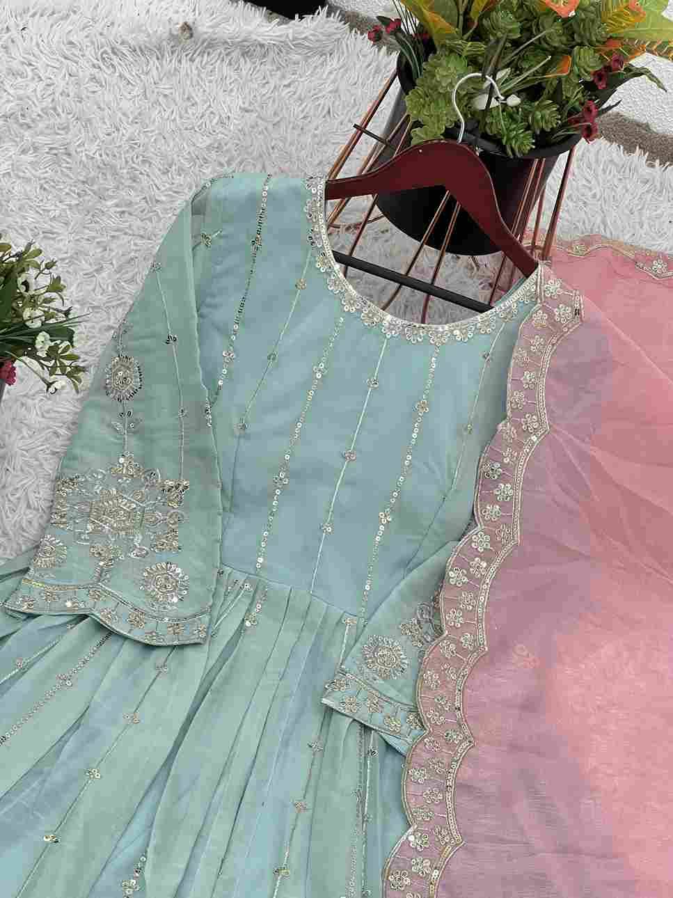 Sf-1013 By Fashid Wholesale Wear Collection Beautiful Stylish Colorful Fancy Party Wear & Occasional Wear Georgette Lehengas At Wholesale Price