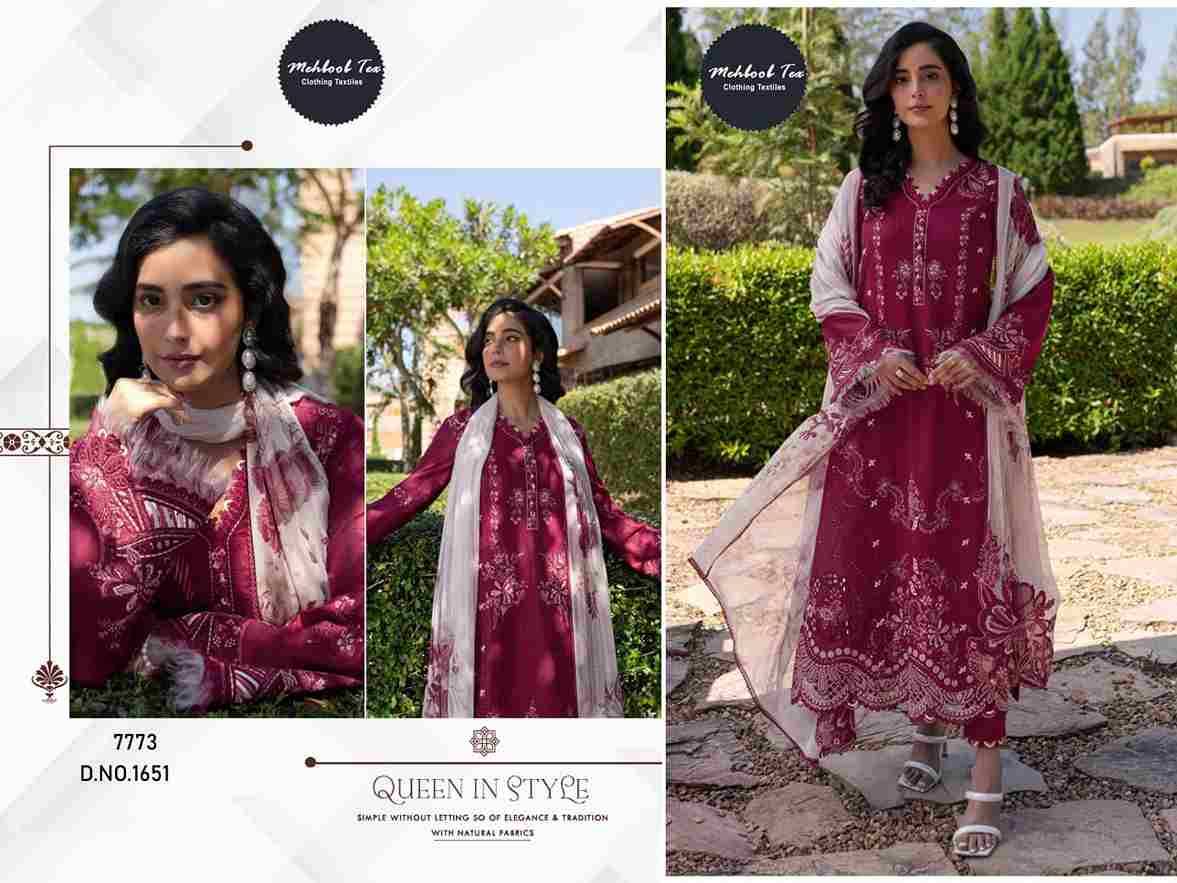Mehboob Tex Hit Design 1651 By Mehboob Tex Beautiful Pakistani Suits Stylish Fancy Colorful Party Wear & Occasional Wear Pure Viscose Lawn Dresses At Wholesale Price