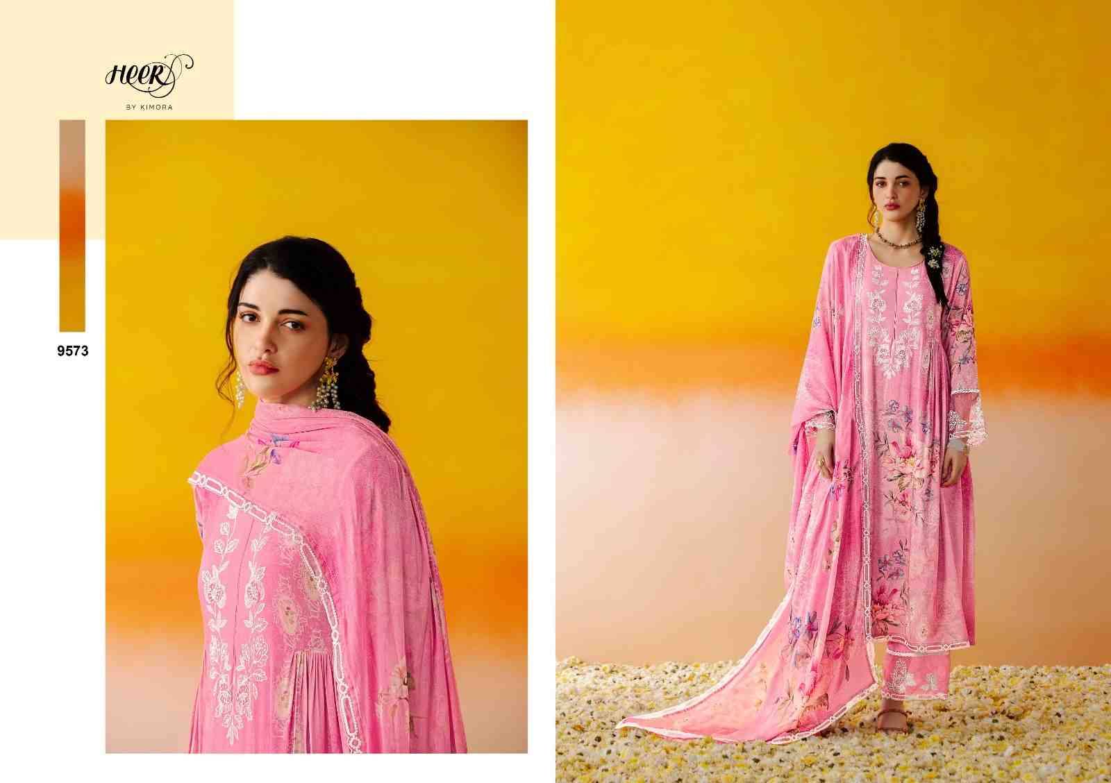 Guldasta By Kimora Fashion 9571 To 9576 Series Designer Festive Suits Collection Beautiful Stylish Fancy Colorful Party Wear & Occasional Wear Pure Muslin Dresses At Wholesale Price