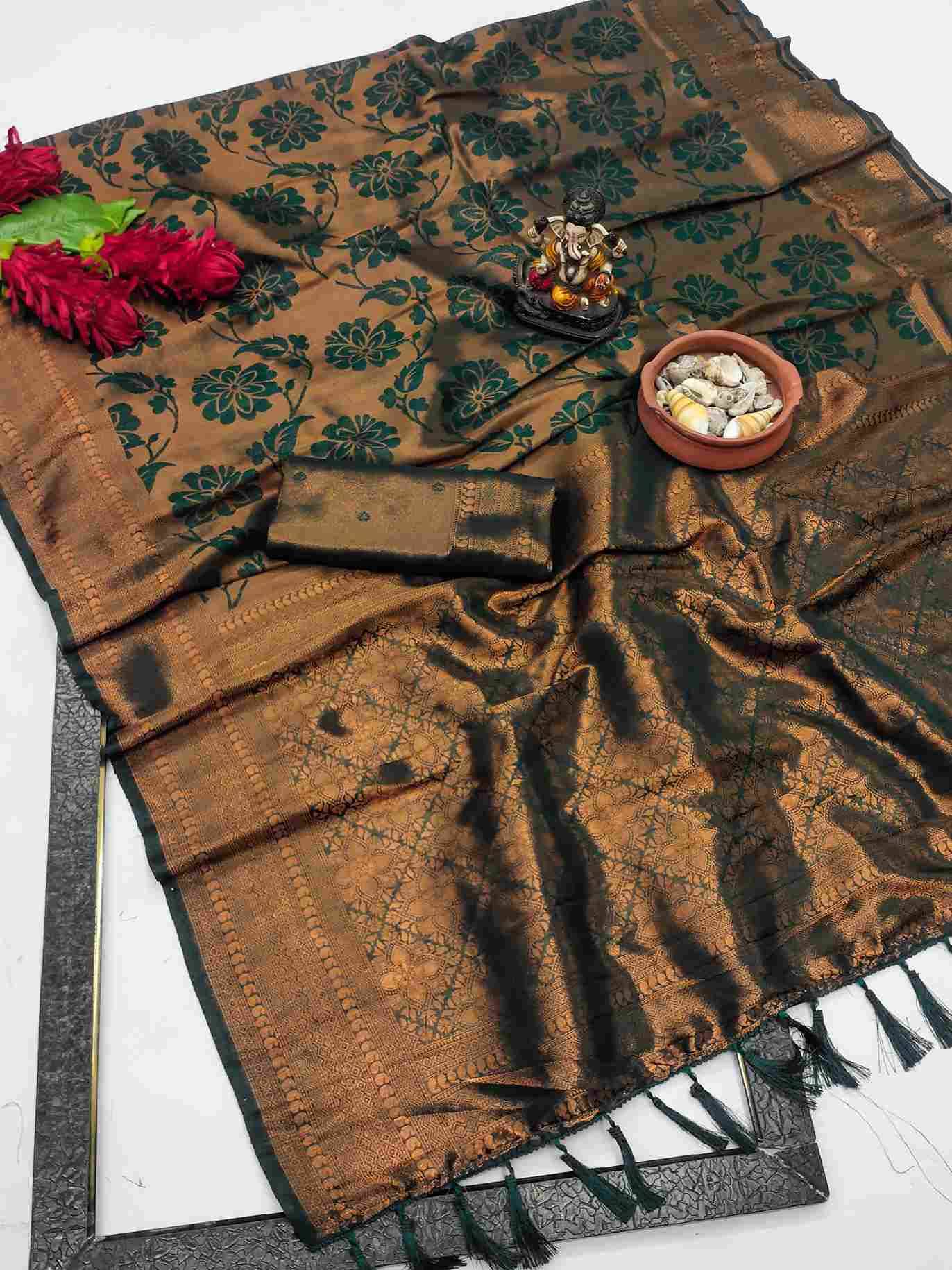 Rose By Fashid Wholesale 1201 To 1208 Series Indian Traditional Wear Collection Beautiful Stylish Fancy Colorful Party Wear & Occasional Wear Kanjivaram Silk Sarees At Wholesale Price