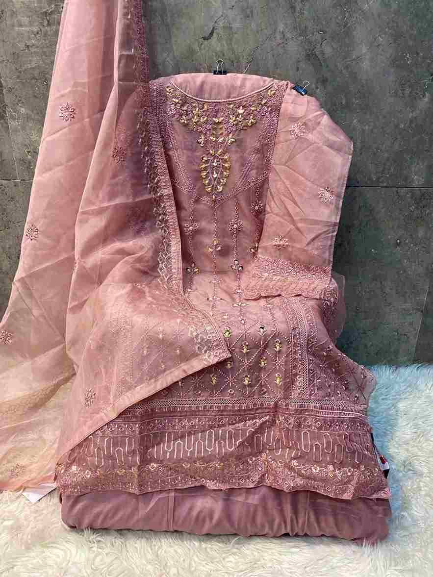 Hoor Tex Hit Design OR-72 Colours By Hoor Tex OR-72-A To OR-72-D Series Beautiful Pakistani Suits Stylish Colorful Fancy Casual Wear & Ethnic Wear Heavy Organza Embroidered Dresses At Wholesale Price