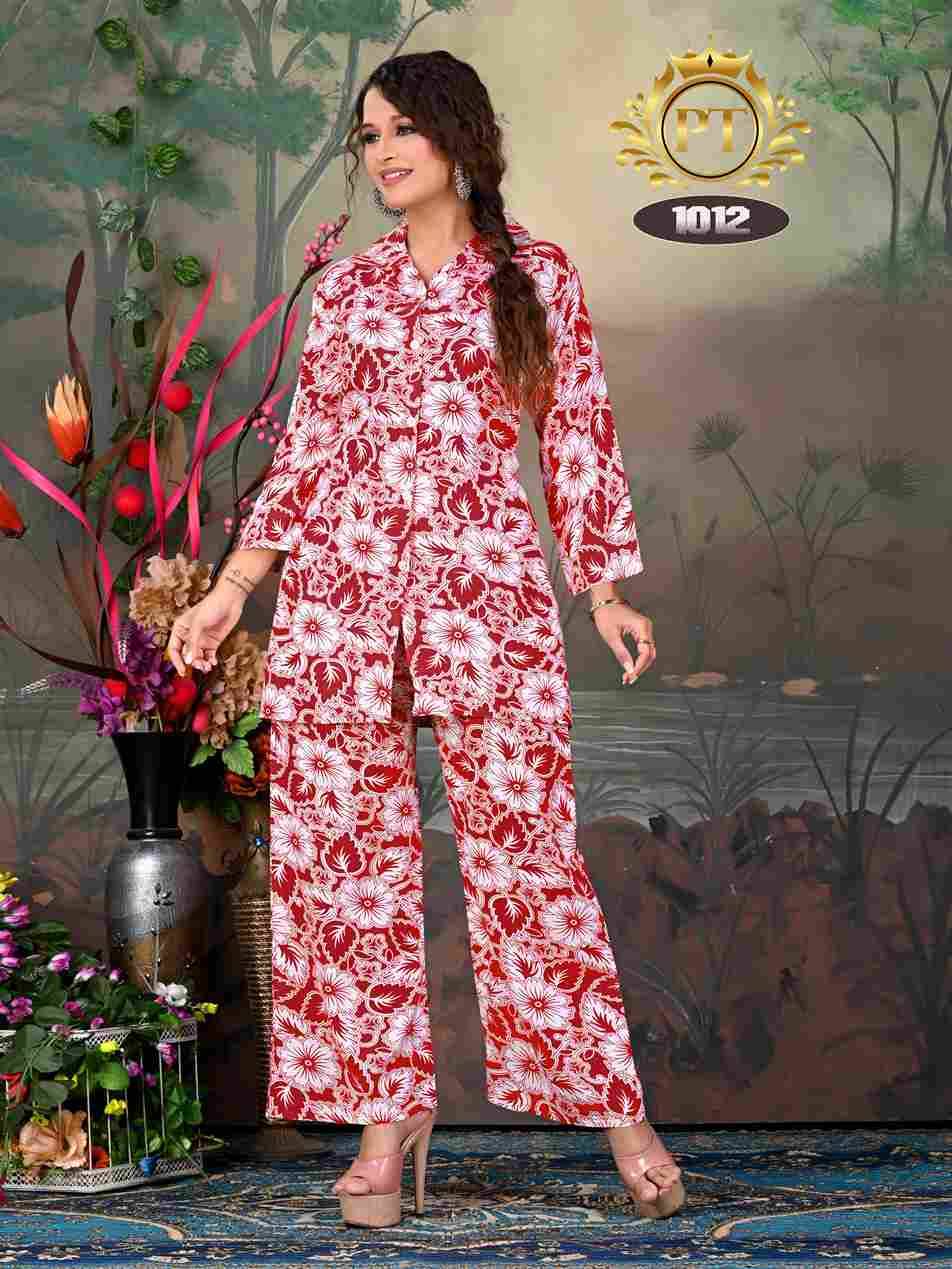 Sindoor Vol-1 By Padmavati Textiles 1006 To 1013 Series Designer Stylish Fancy Colorful Beautiful Party Wear & Ethnic Wear Collection Rayon Co-Ords At Wholesale Price