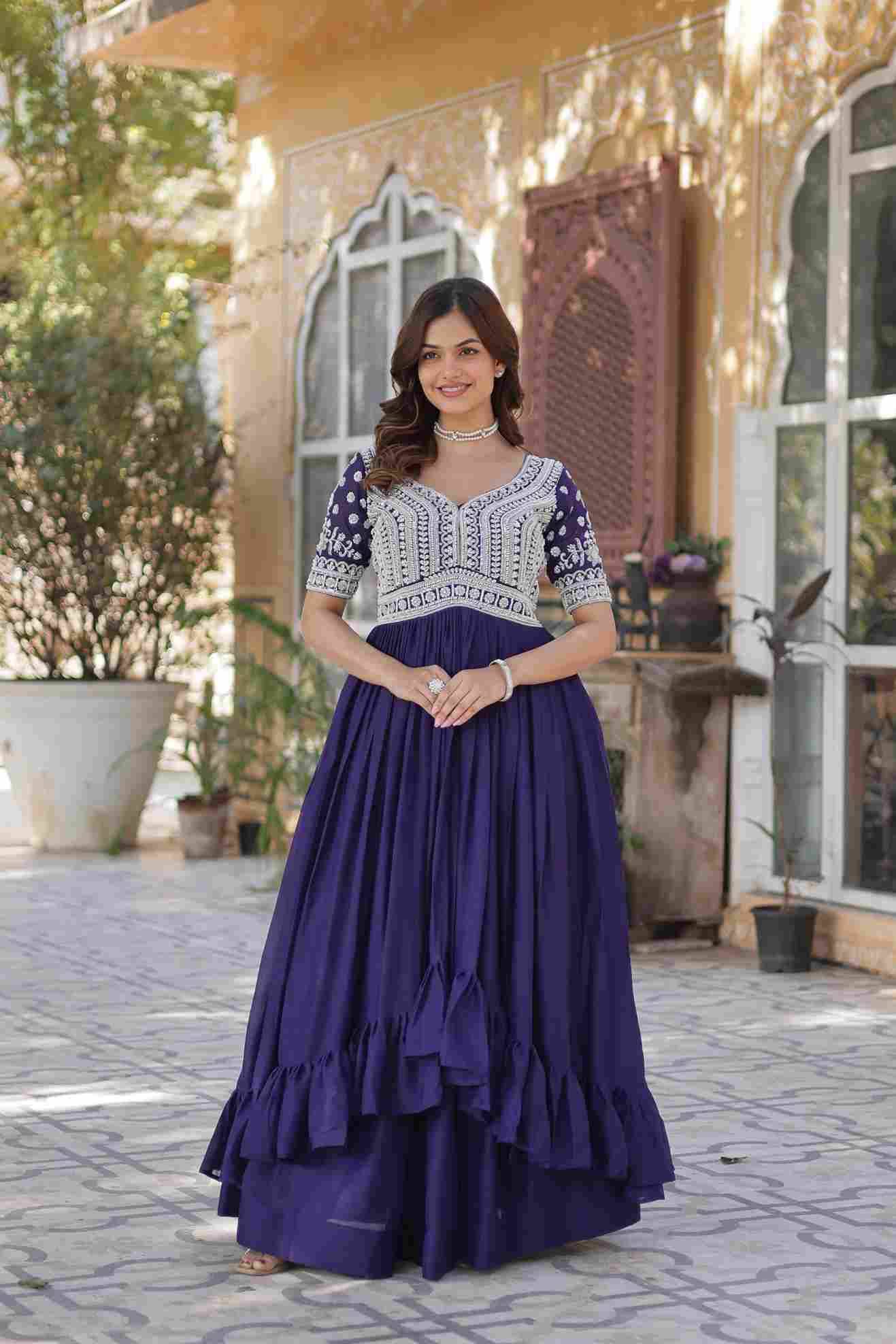 Sf-1023 By Fashid Wholesale 01 To 02 Series Wear Collection Beautiful Stylish Colorful Fancy Party Wear & Occasional Wear Georgette Lehengas At Wholesale Price