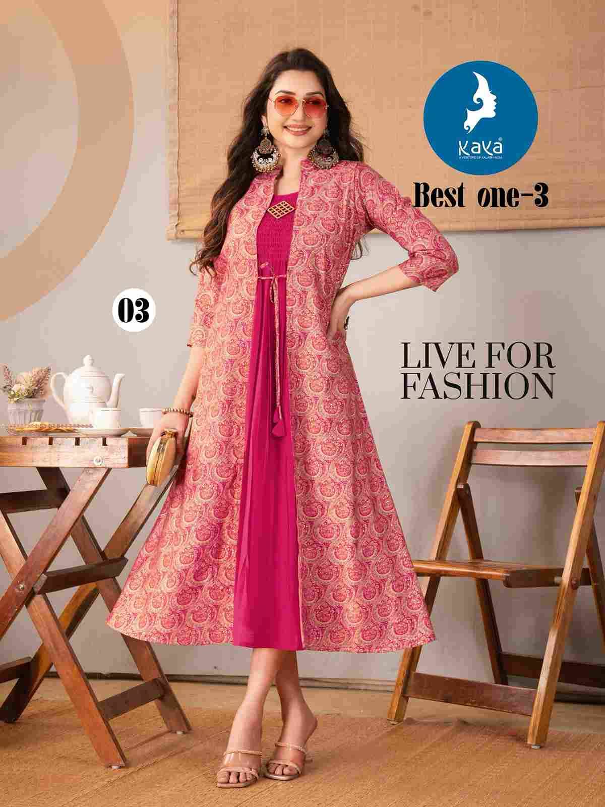 Best One Vol-3 By Kaya 01 To 06 Series Designer Stylish Fancy Colorful Beautiful Party Wear & Ethnic Wear Collection Chanderi Kurtis At Wholesale Price
