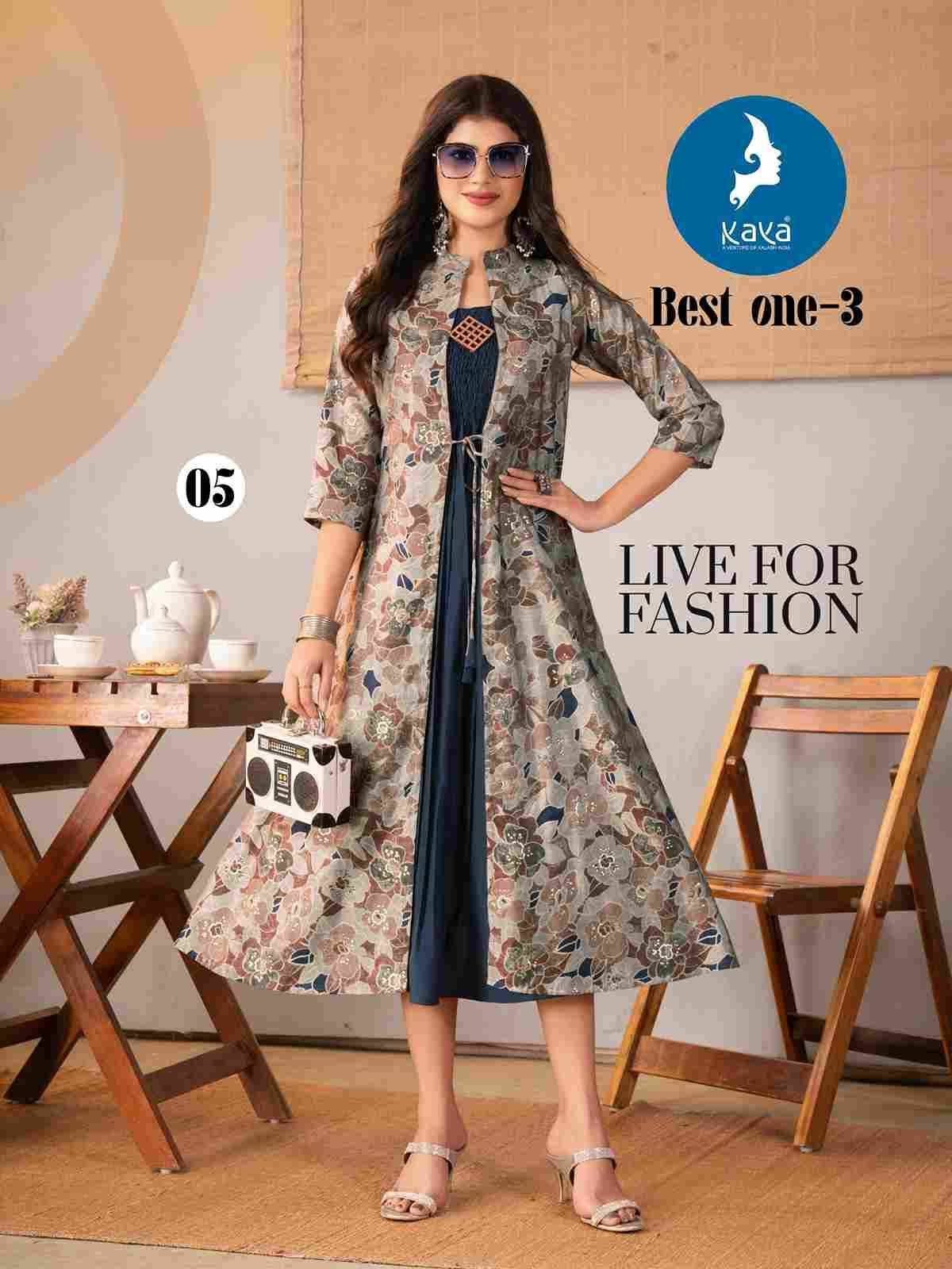Best One Vol-3 By Kaya 01 To 06 Series Designer Stylish Fancy Colorful Beautiful Party Wear & Ethnic Wear Collection Chanderi Kurtis At Wholesale Price