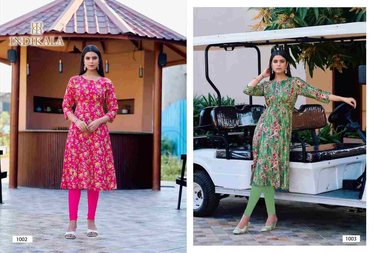 Madhubala By Kushals 1001 To 1010 Series Designer Stylish Fancy Colorful Beautiful Party Wear & Ethnic Wear Collection Rayon Print Kurtis At Wholesale Price