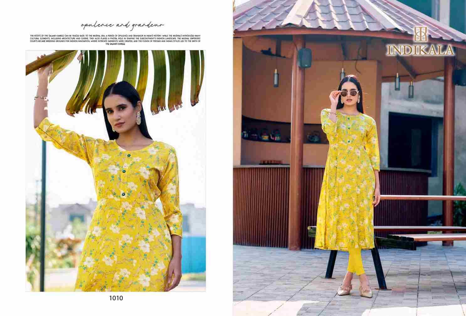 Madhubala By Kushals 1001 To 1010 Series Designer Stylish Fancy Colorful Beautiful Party Wear & Ethnic Wear Collection Rayon Print Kurtis At Wholesale Price