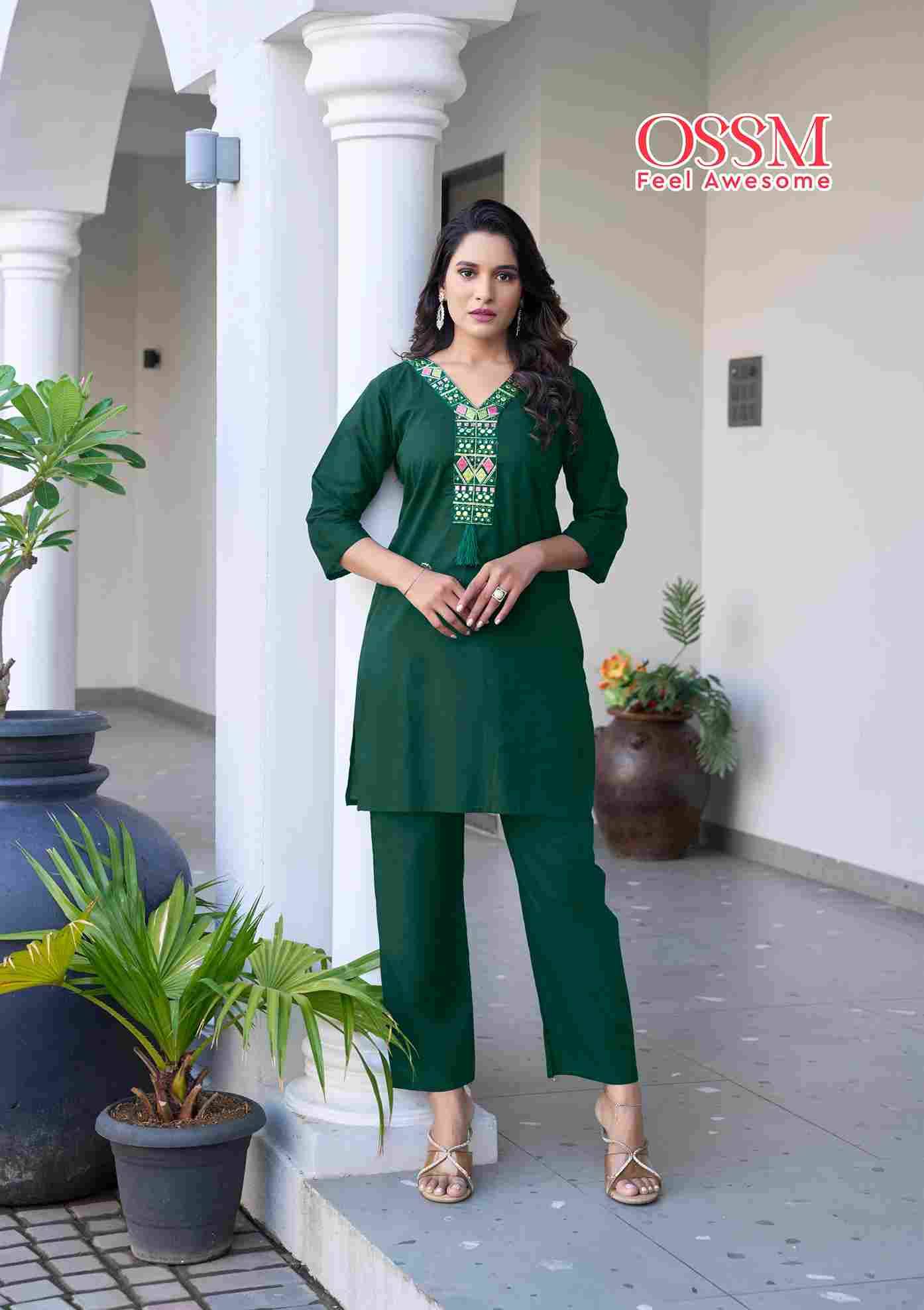 Sara By Ossm 1001 To 1006 Series Designer Stylish Fancy Colorful Beautiful Party Wear & Ethnic Wear Collection Cotton Co-Ord At Wholesale Price