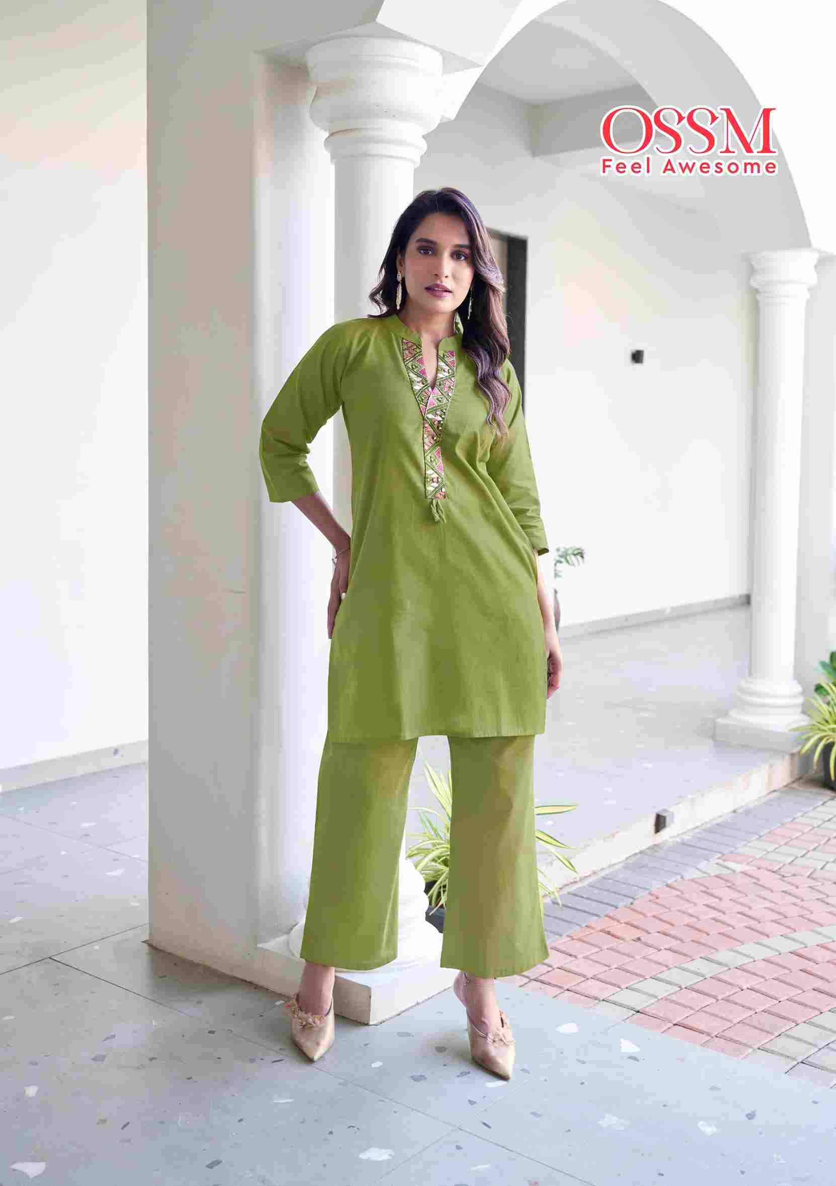 Sara By Ossm 1001 To 1006 Series Designer Stylish Fancy Colorful Beautiful Party Wear & Ethnic Wear Collection Cotton Co-Ord At Wholesale Price
