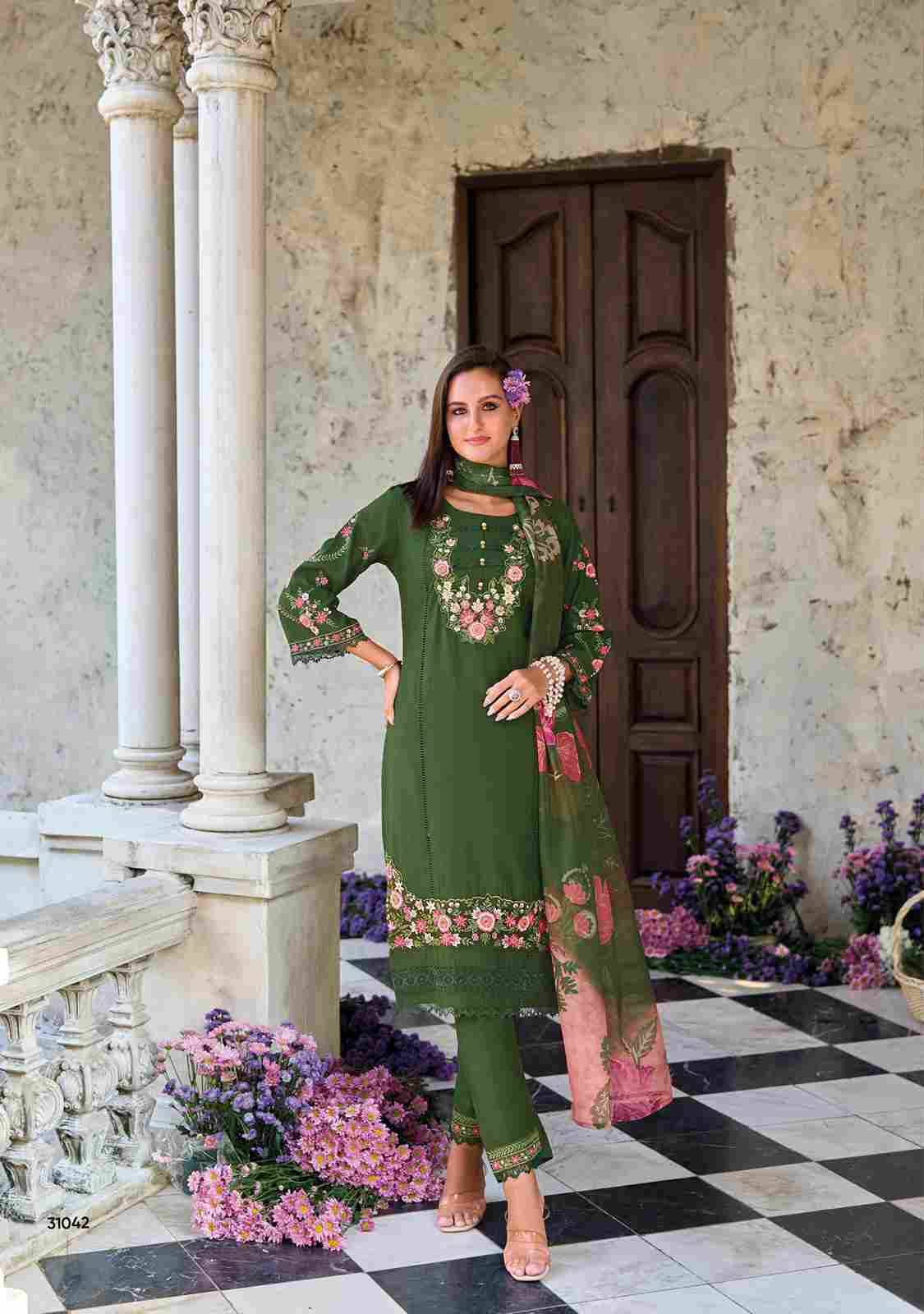 Charchay By Lady Leela 31041 To 31046 Series Beautiful Festive Suits Colorful Stylish Fancy Casual Wear & Ethnic Wear Pure Viscose With Work Dresses At Wholesale Price