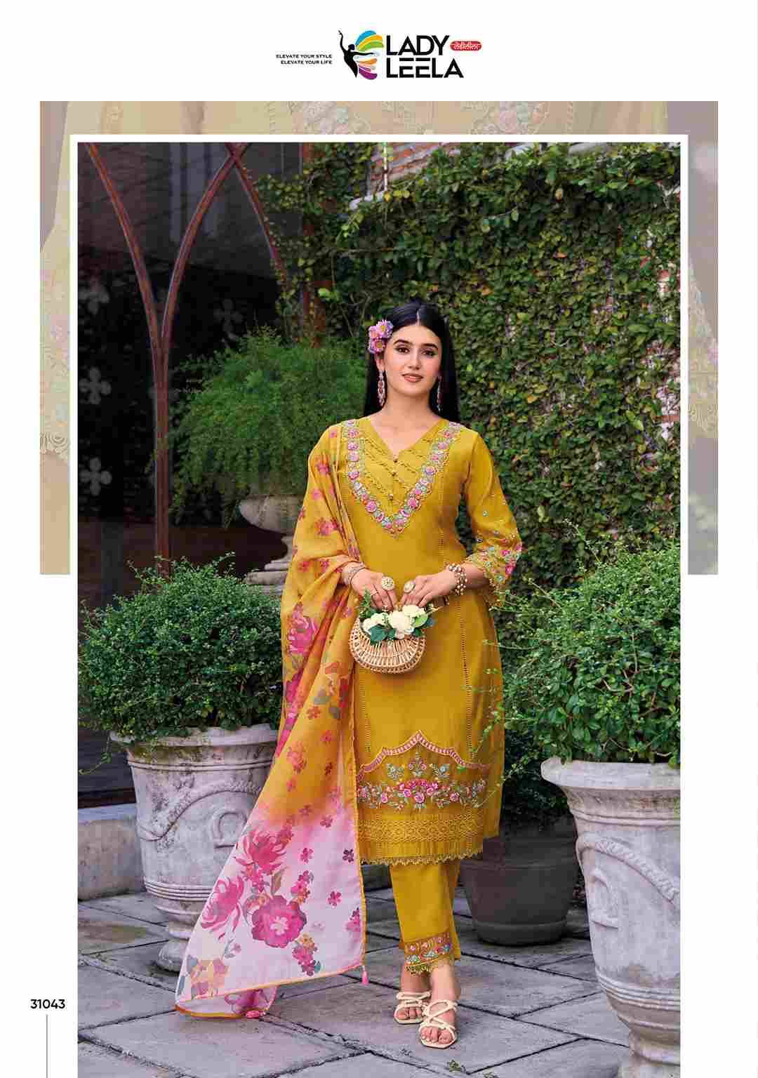 Charchay By Lady Leela 31041 To 31046 Series Beautiful Festive Suits Colorful Stylish Fancy Casual Wear & Ethnic Wear Pure Viscose With Work Dresses At Wholesale Price