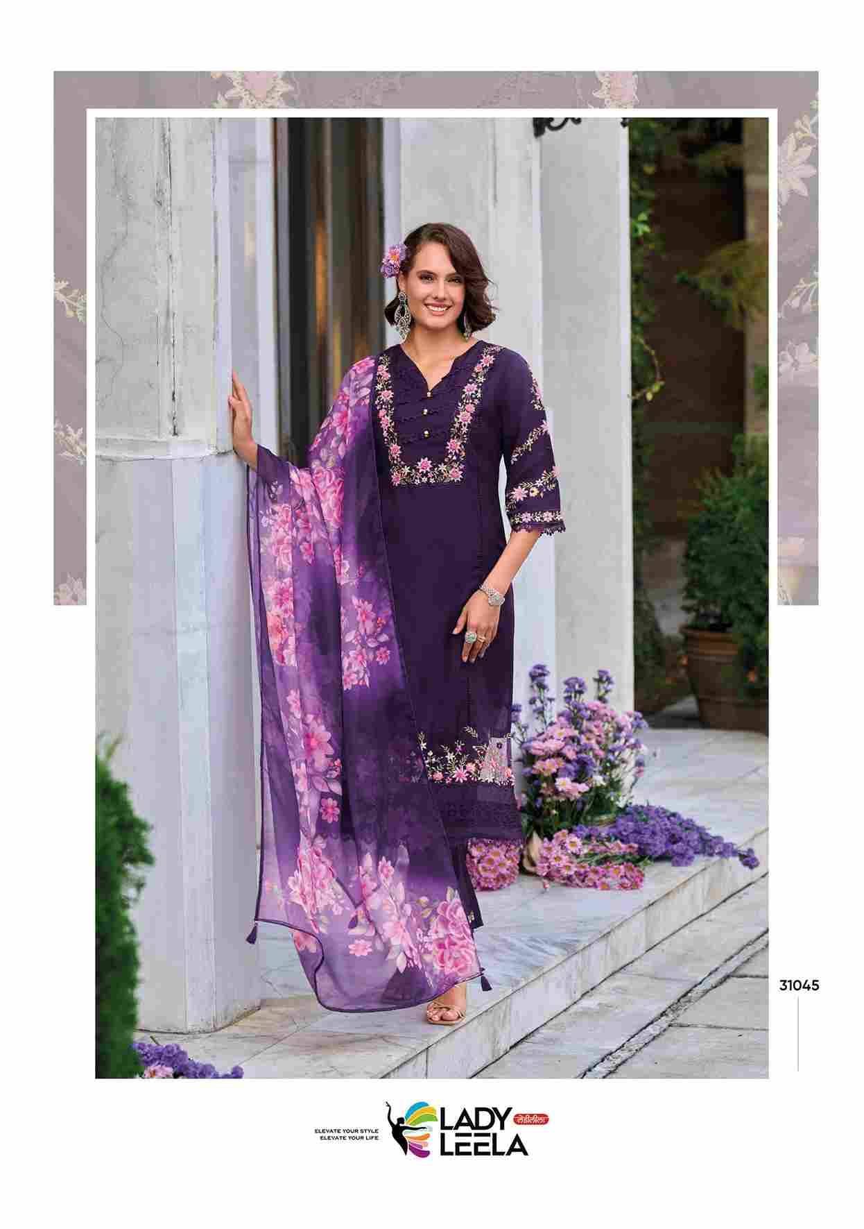 Charchay By Lady Leela 31041 To 31046 Series Beautiful Festive Suits Colorful Stylish Fancy Casual Wear & Ethnic Wear Pure Viscose With Work Dresses At Wholesale Price
