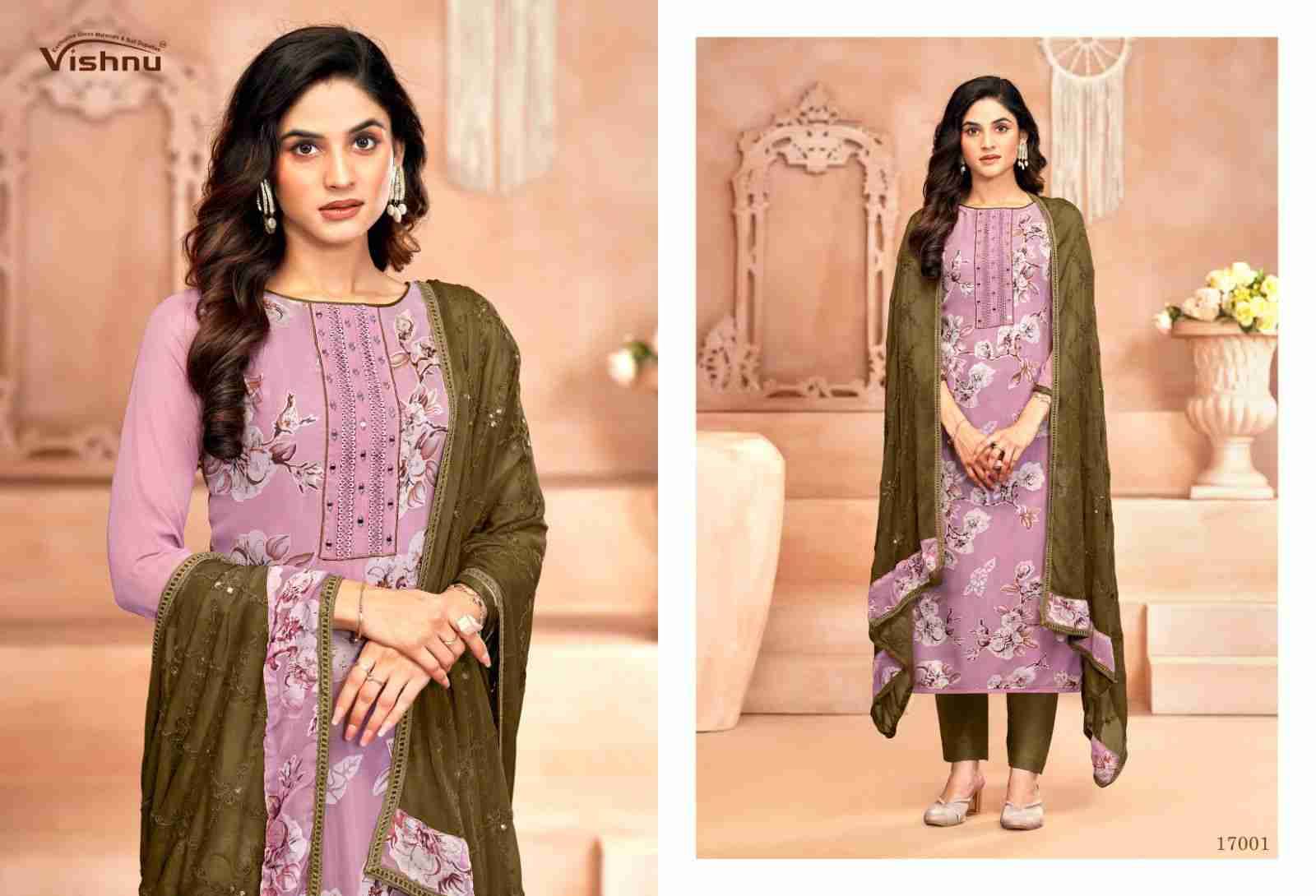 Libbas By Vishnu 17001 To 17012 Series Beautiful Stylish Festive Suits Fancy Colorful Casual Wear & Ethnic Wear & Ready To Wear Georgette Brasso Dresses At Wholesale Price