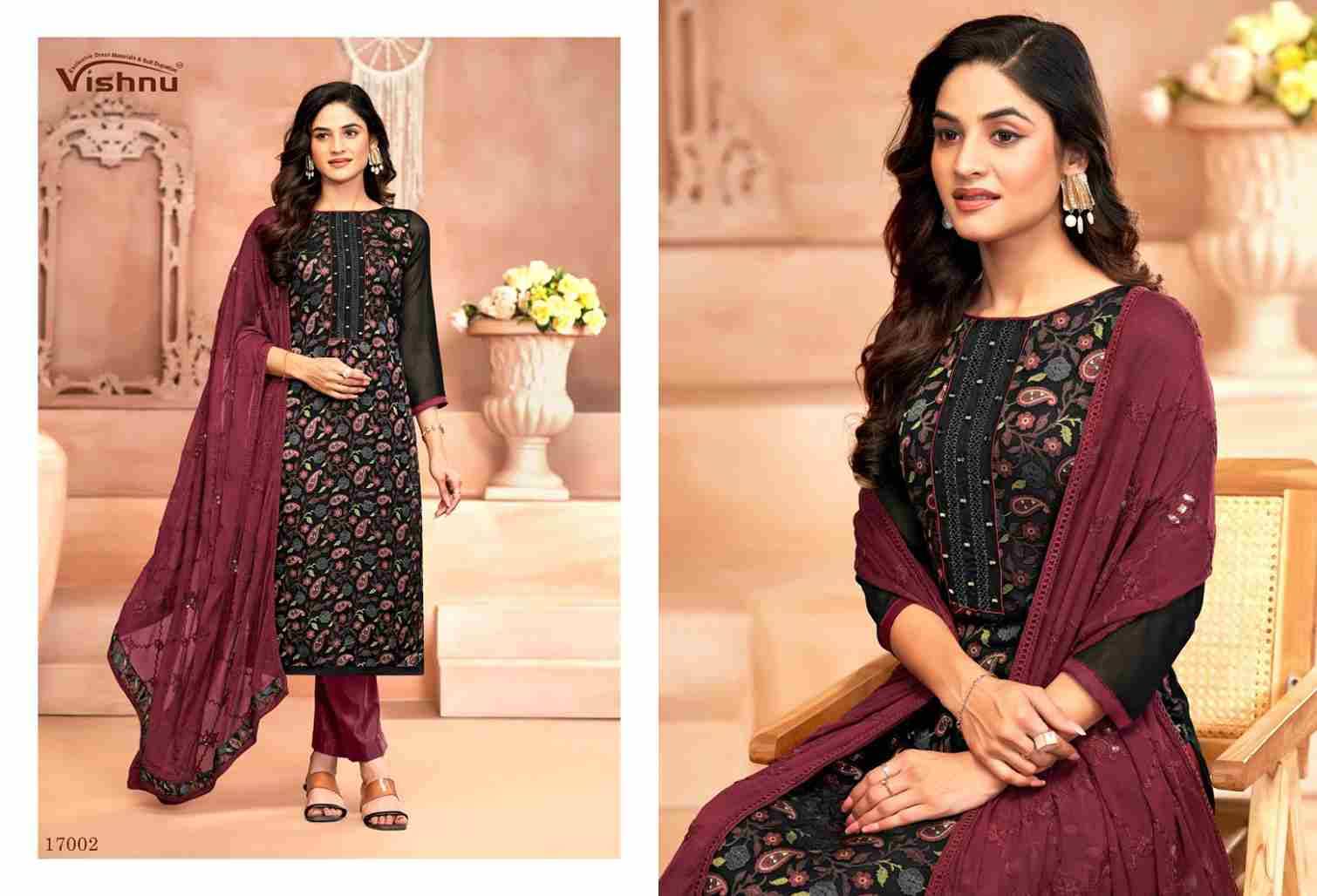 Libbas By Vishnu 17001 To 17012 Series Beautiful Stylish Festive Suits Fancy Colorful Casual Wear & Ethnic Wear & Ready To Wear Georgette Brasso Dresses At Wholesale Price