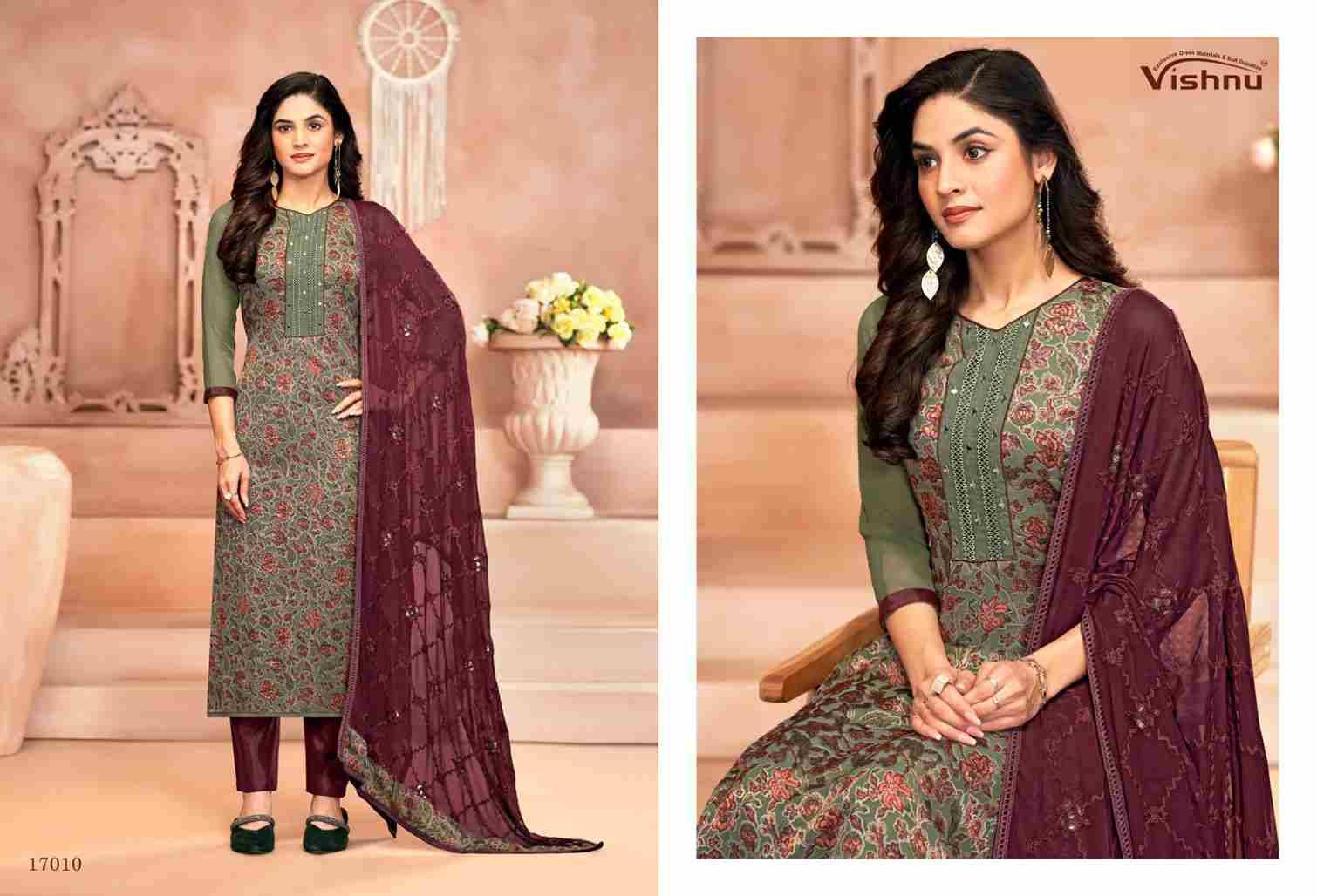 Libbas By Vishnu 17001 To 17012 Series Beautiful Stylish Festive Suits Fancy Colorful Casual Wear & Ethnic Wear & Ready To Wear Georgette Brasso Dresses At Wholesale Price