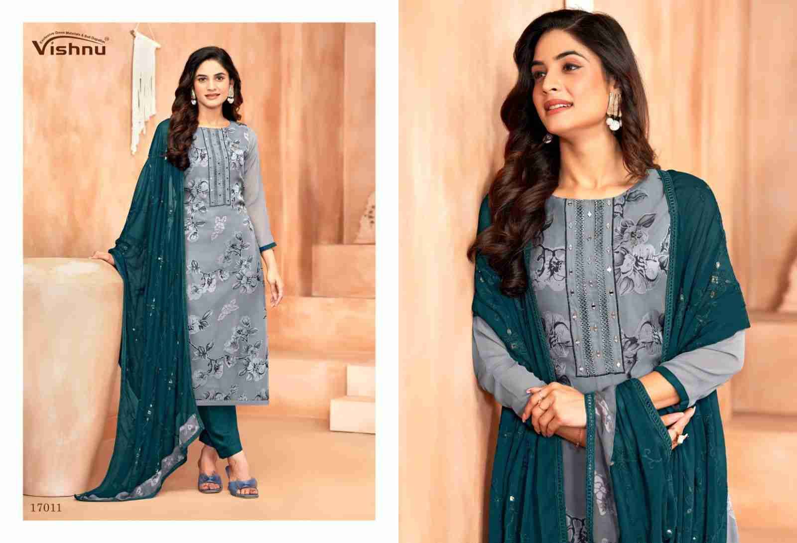 Libbas By Vishnu 17001 To 17012 Series Beautiful Stylish Festive Suits Fancy Colorful Casual Wear & Ethnic Wear & Ready To Wear Georgette Brasso Dresses At Wholesale Price